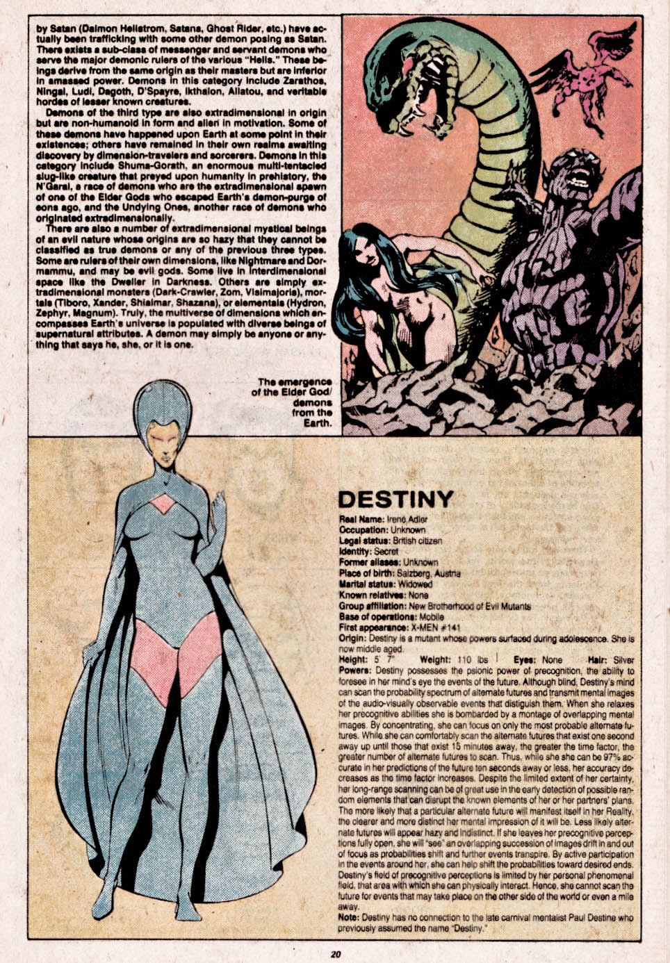 Read online The Official Handbook of the Marvel Universe comic -  Issue #3 - 21