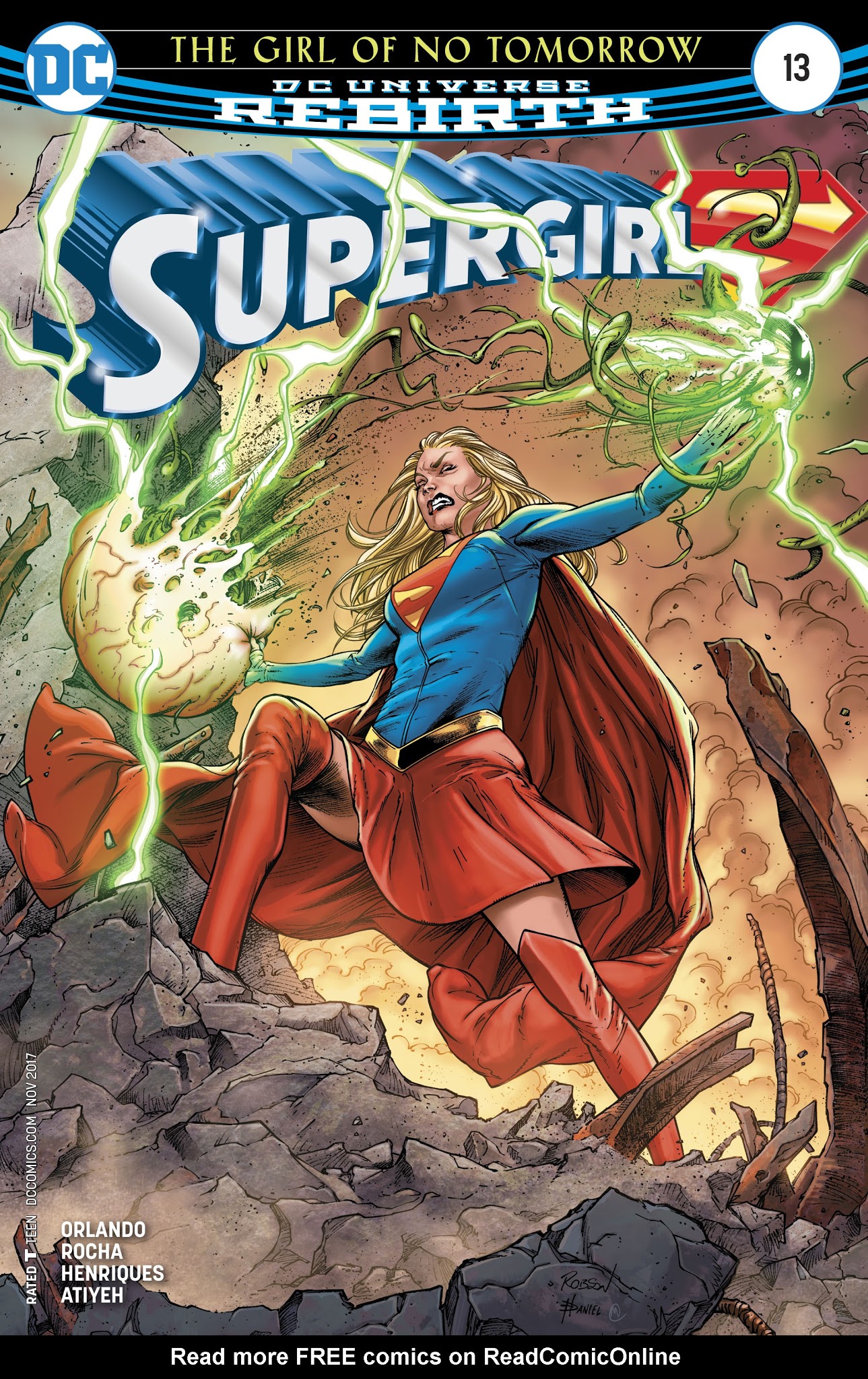 Read online Supergirl (2016) comic -  Issue #13 - 1