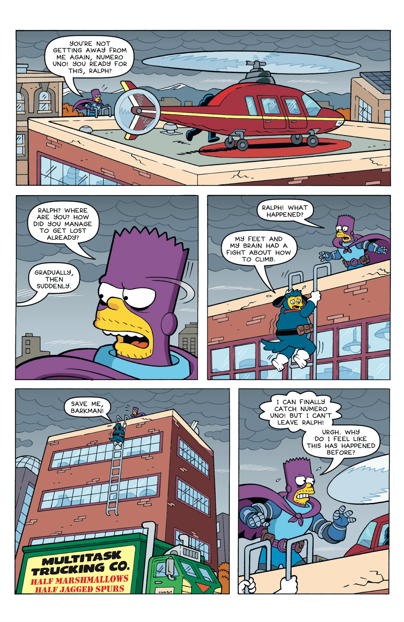 Read online Simpsons One-Shot Wonders: Bartman Spectacularly Super Secret Saga comic -  Issue #2 - 14
