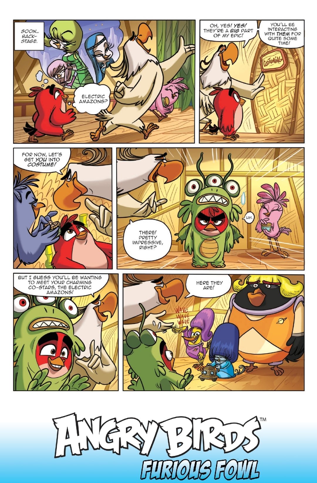 Read online Angry Birds Comics Quarterly comic -  Issue # Issue Furious Fowl - 4