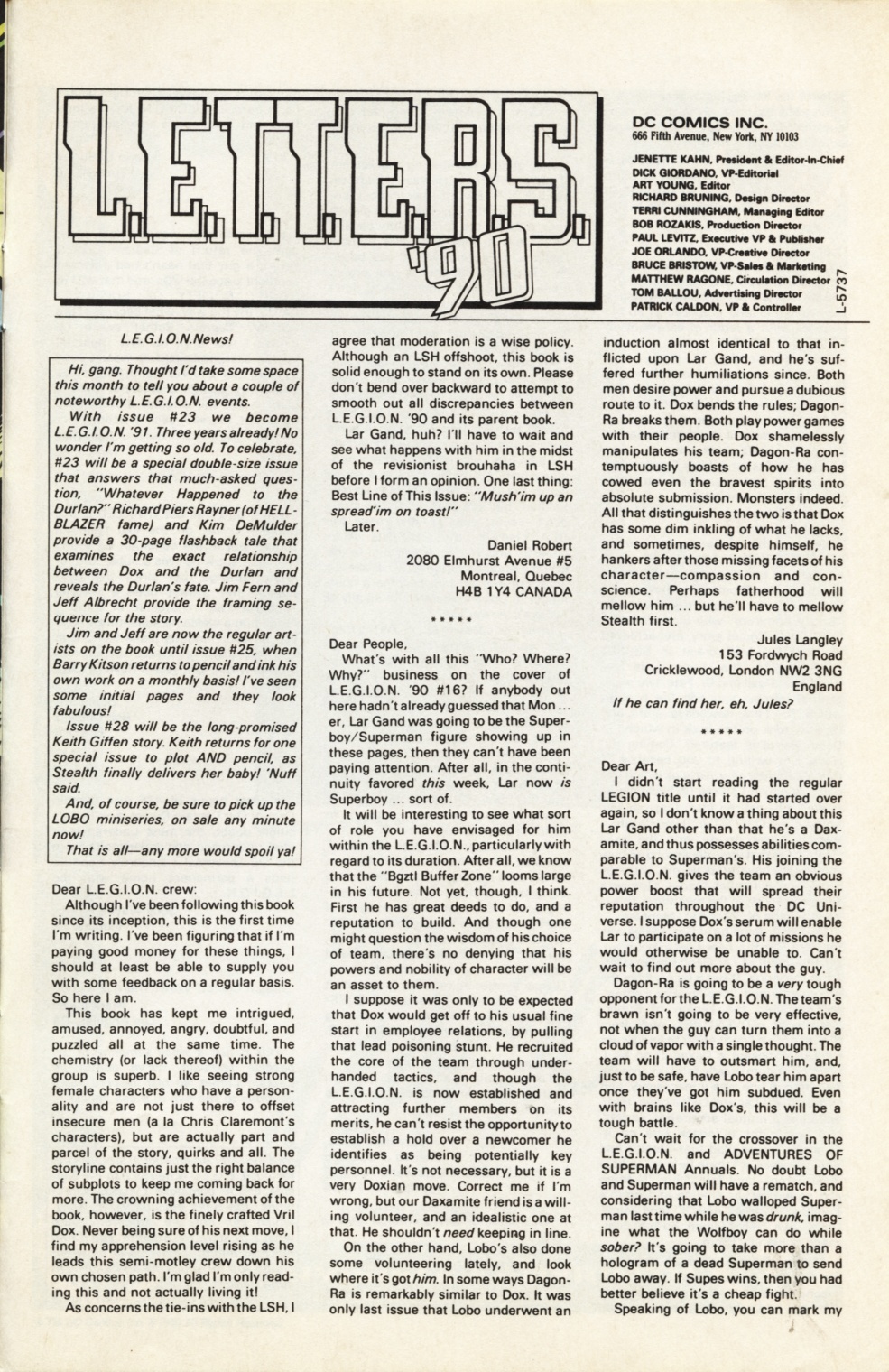 Read online L.E.G.I.O.N. comic -  Issue #20 - 26