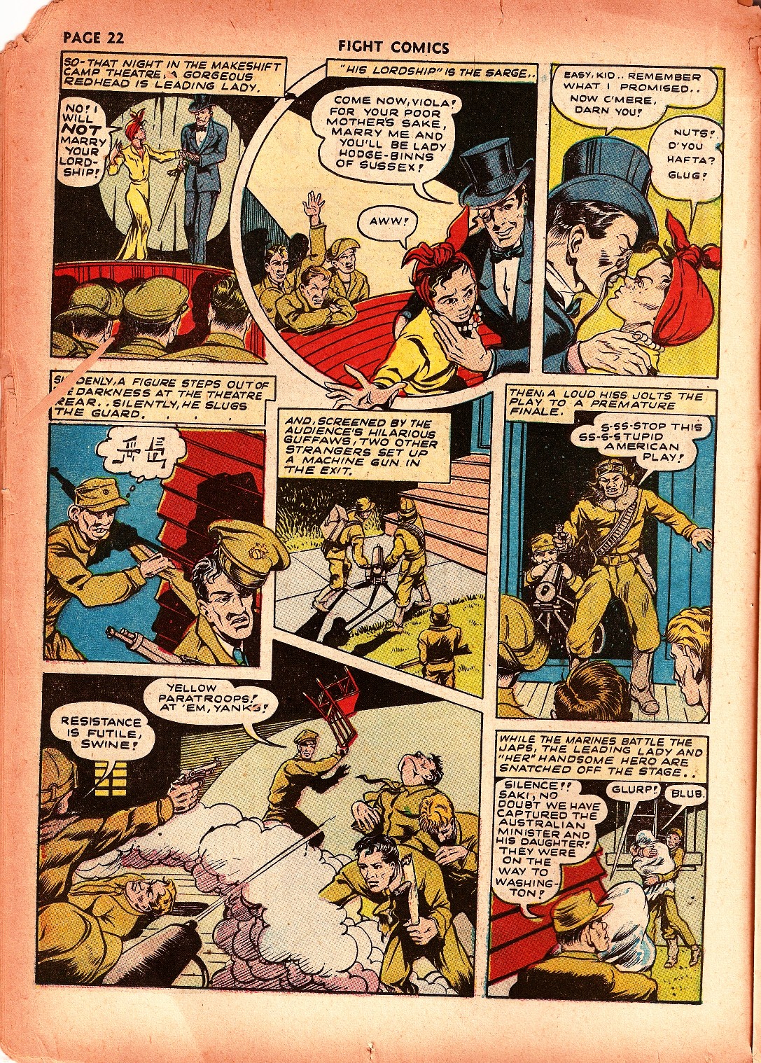 Read online Fight Comics comic -  Issue #23 - 24