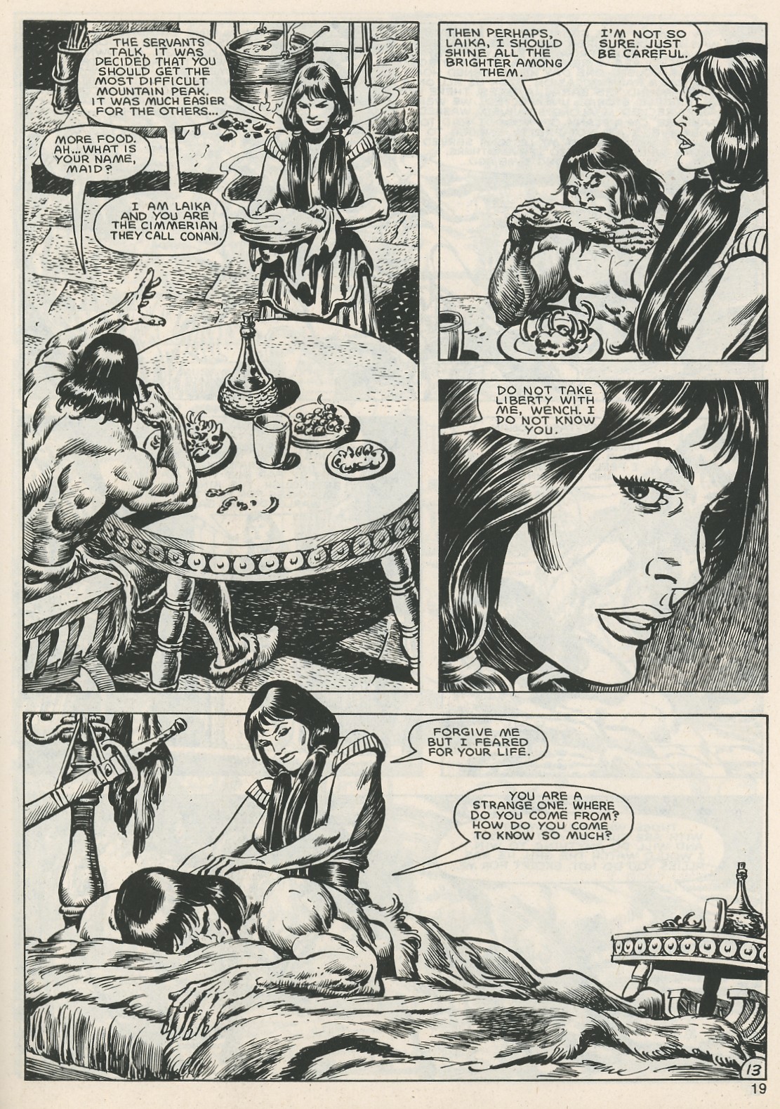 Read online The Savage Sword Of Conan comic -  Issue #113 - 19