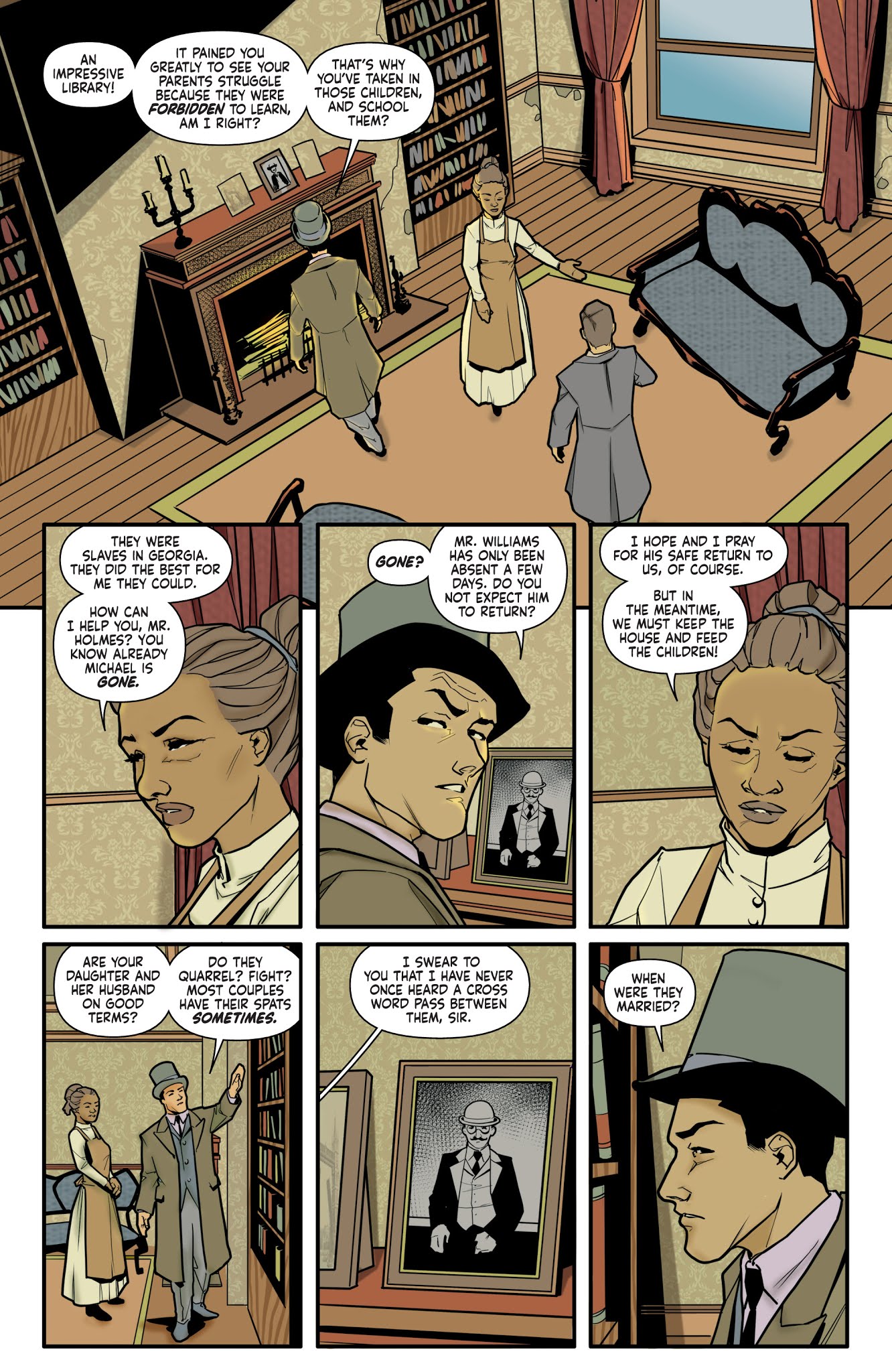 Read online Sherlock Holmes: The Vanishing Man comic -  Issue #2 - 8