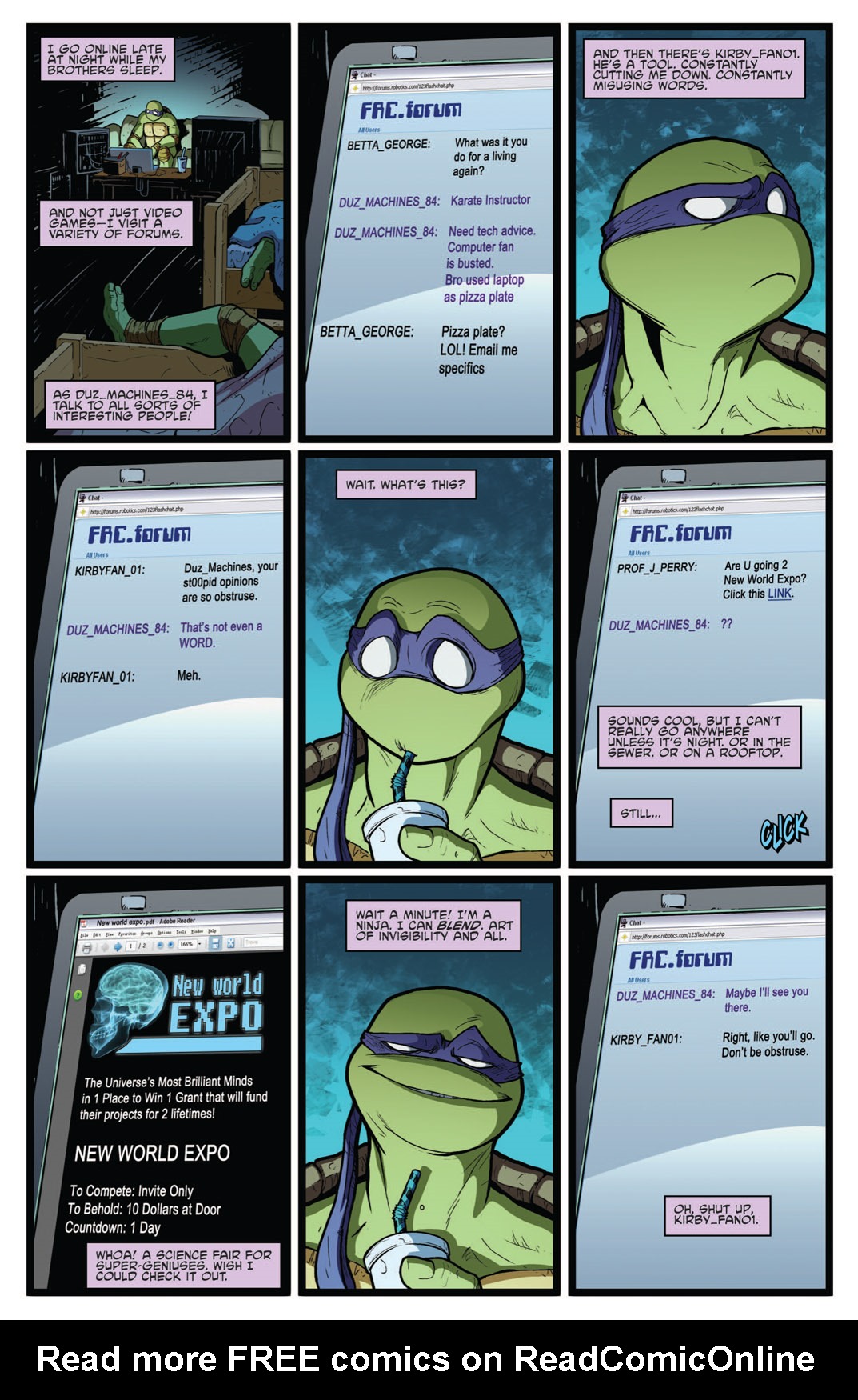 Read online Teenage Mutant Ninja Turtles Micro-Series comic -  Issue #3 - 7