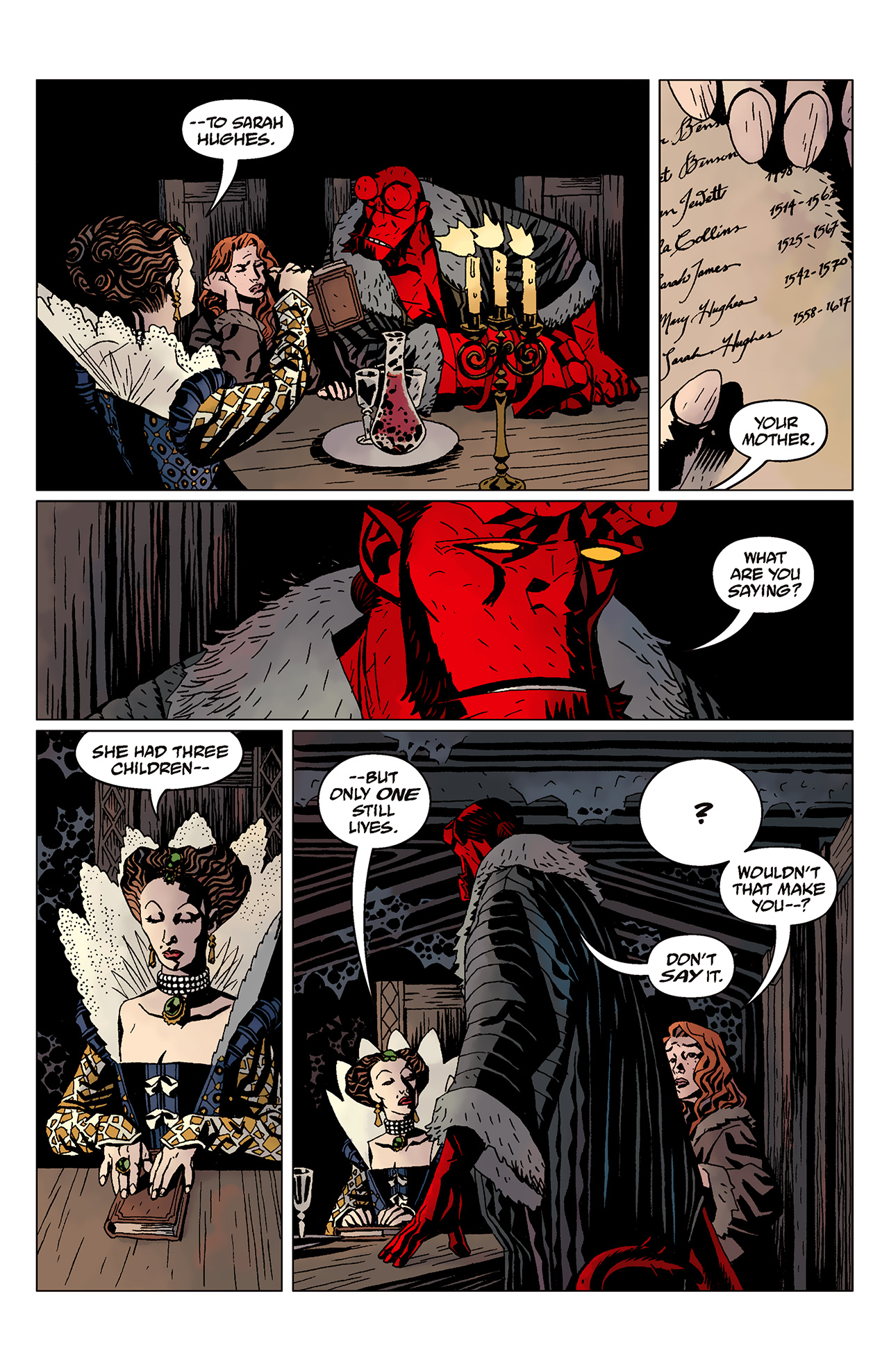 Read online Hellboy: The Wild Hunt comic -  Issue #6 - 7