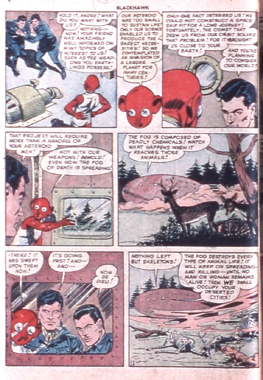 Read online Blackhawk (1957) comic -  Issue #22 - 46