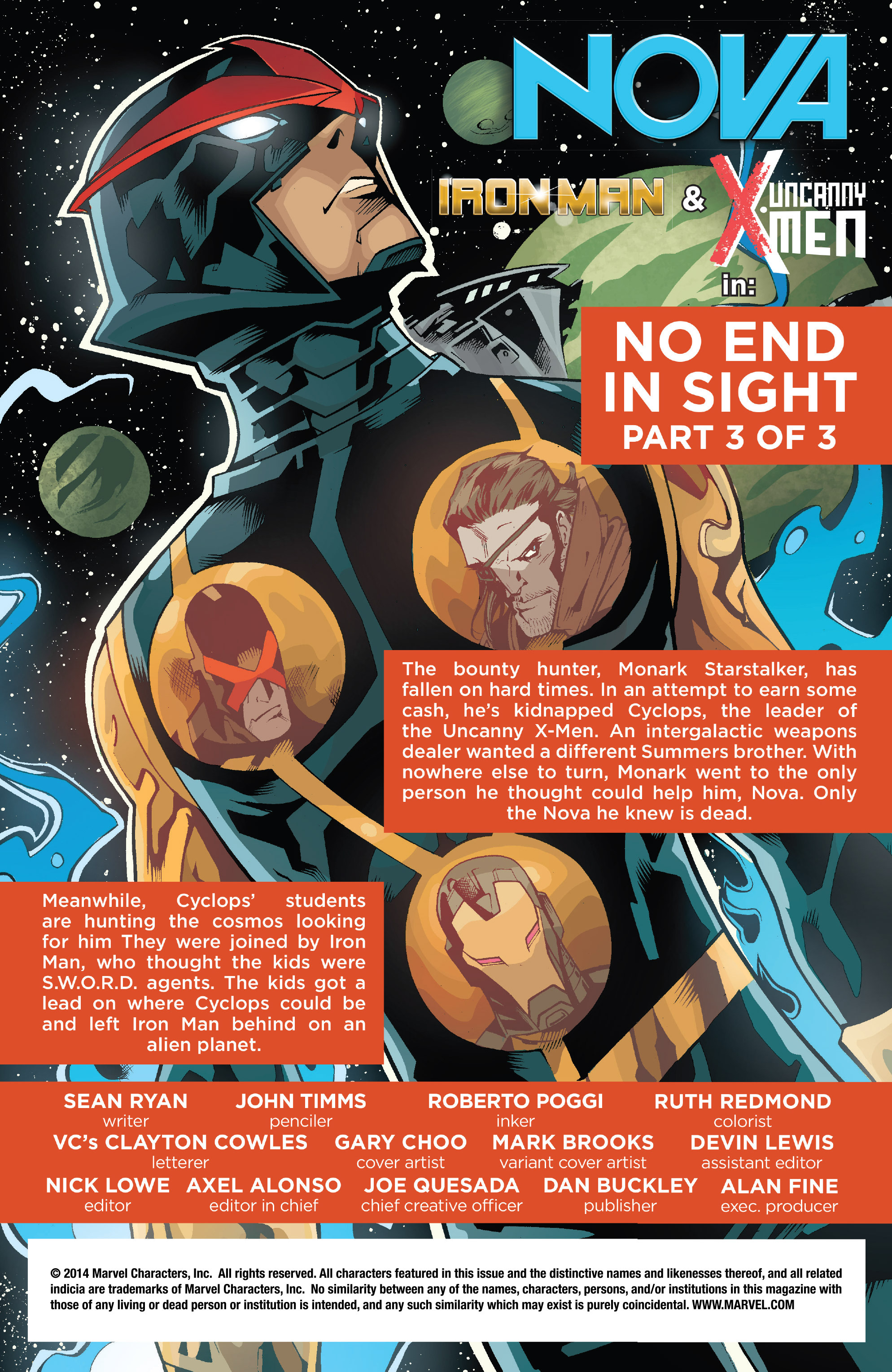 Read online Uncanny X-Men/Iron Man/Nova: No End In Sight comic -  Issue # TPB - 63