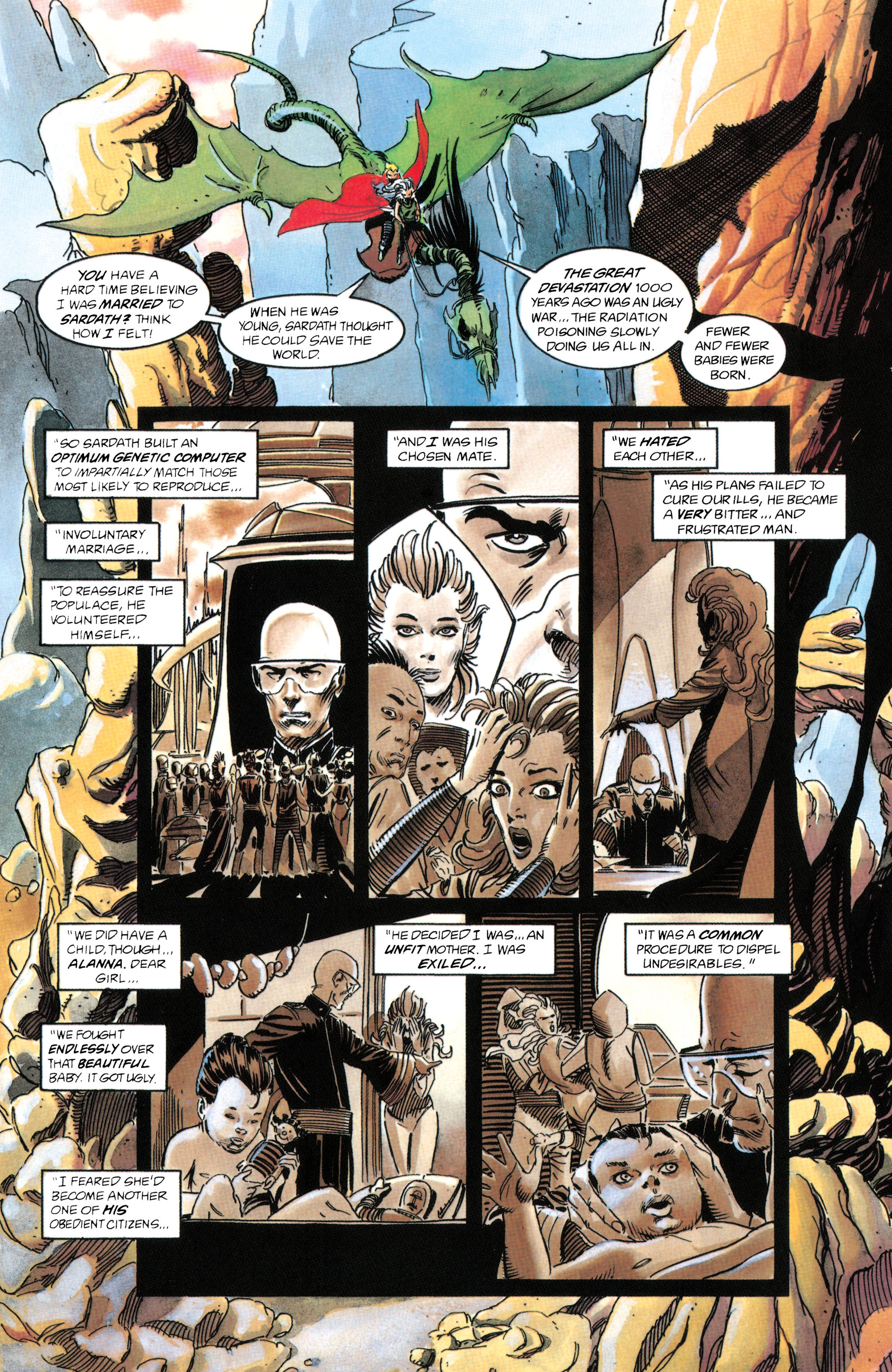 Read online Adam Strange (1990) comic -  Issue #3 - 4