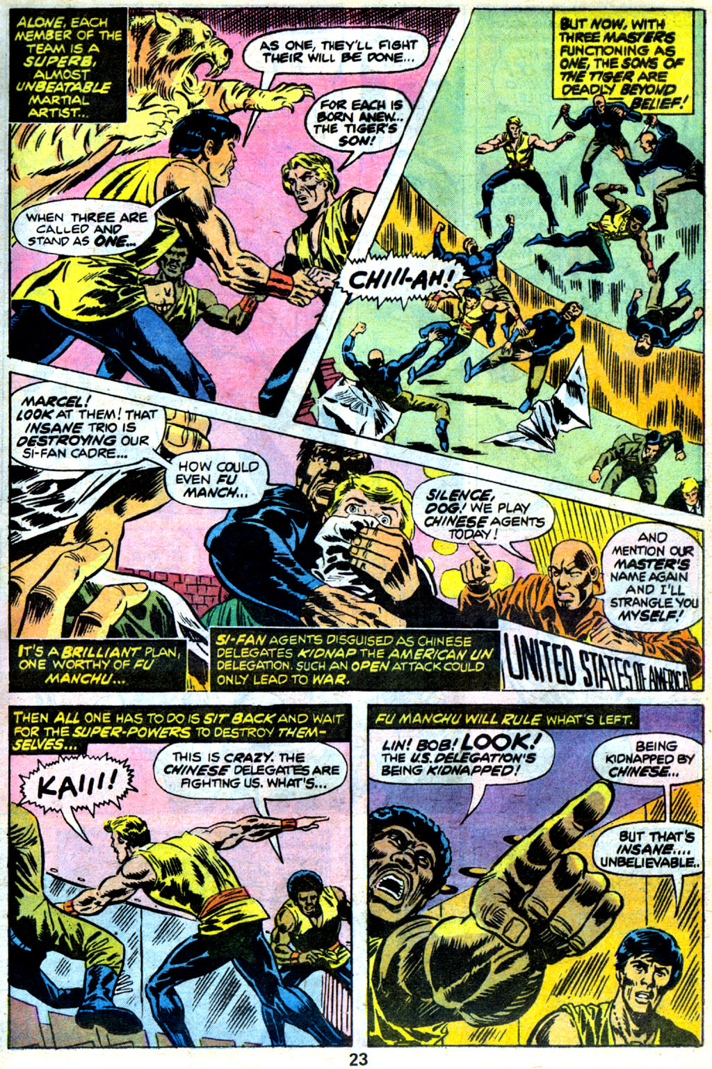 Read online Savage Fists Of Kung Fu comic -  Issue # TPB - 23