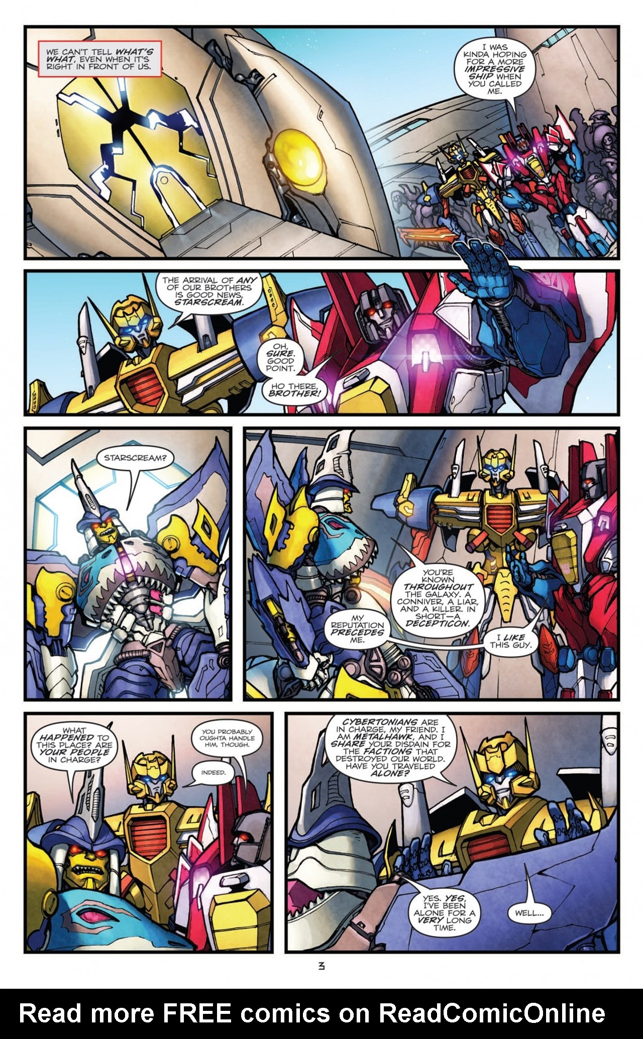 Read online Transformers: Robots In Disguise (2012) comic -  Issue #5 - 7