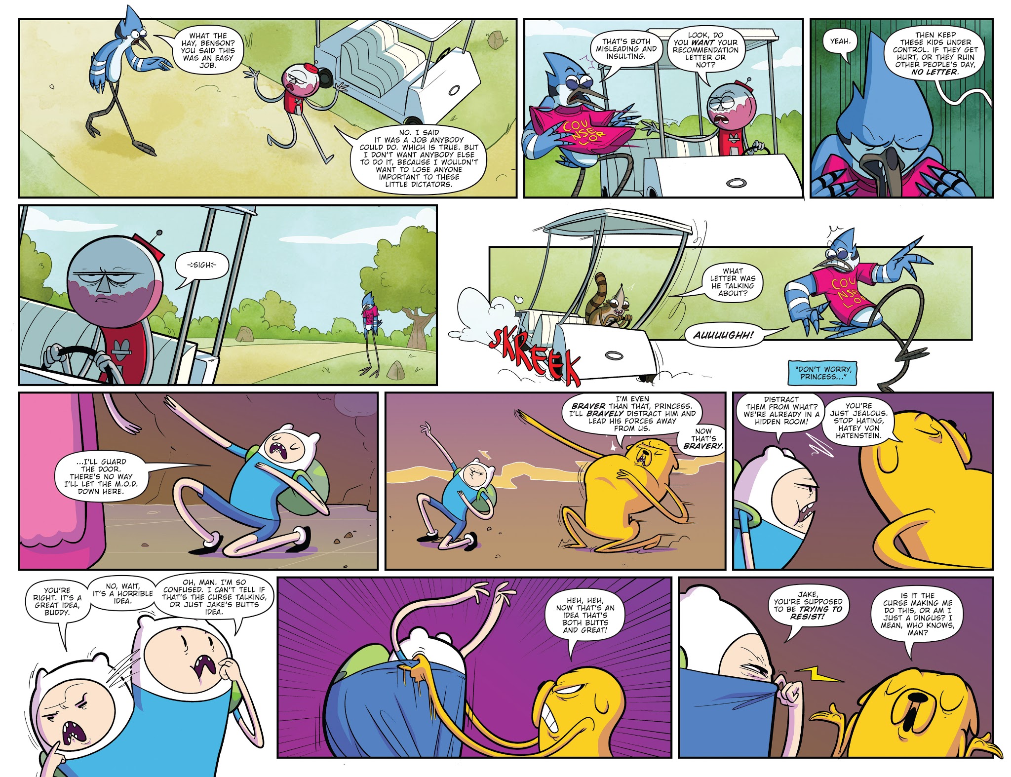 Read online Adventure Time/Regular Show comic -  Issue #1 - 9