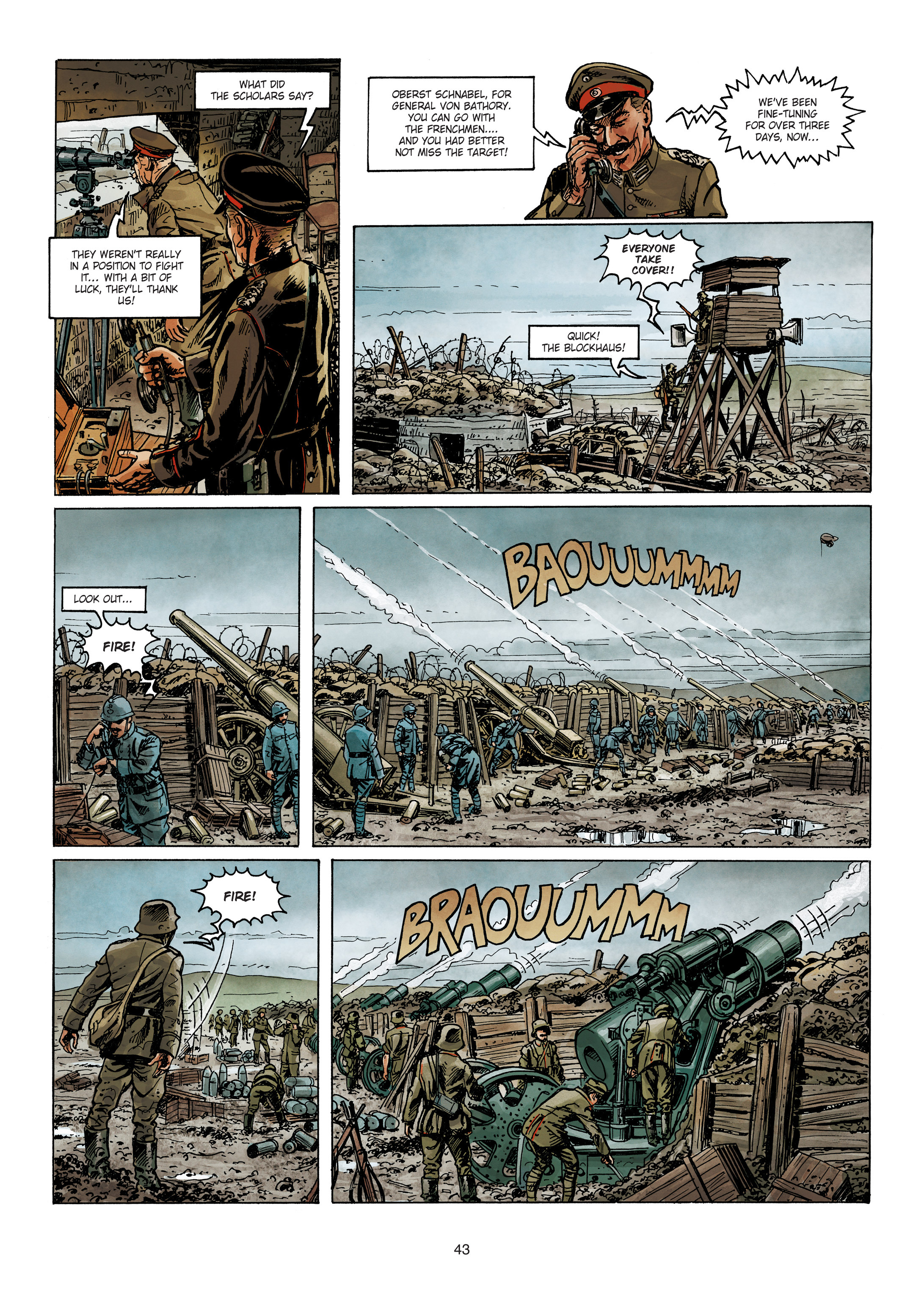 Read online War of the World War One Vol. 1: The Thing Below the Trenches comic -  Issue # Full - 43