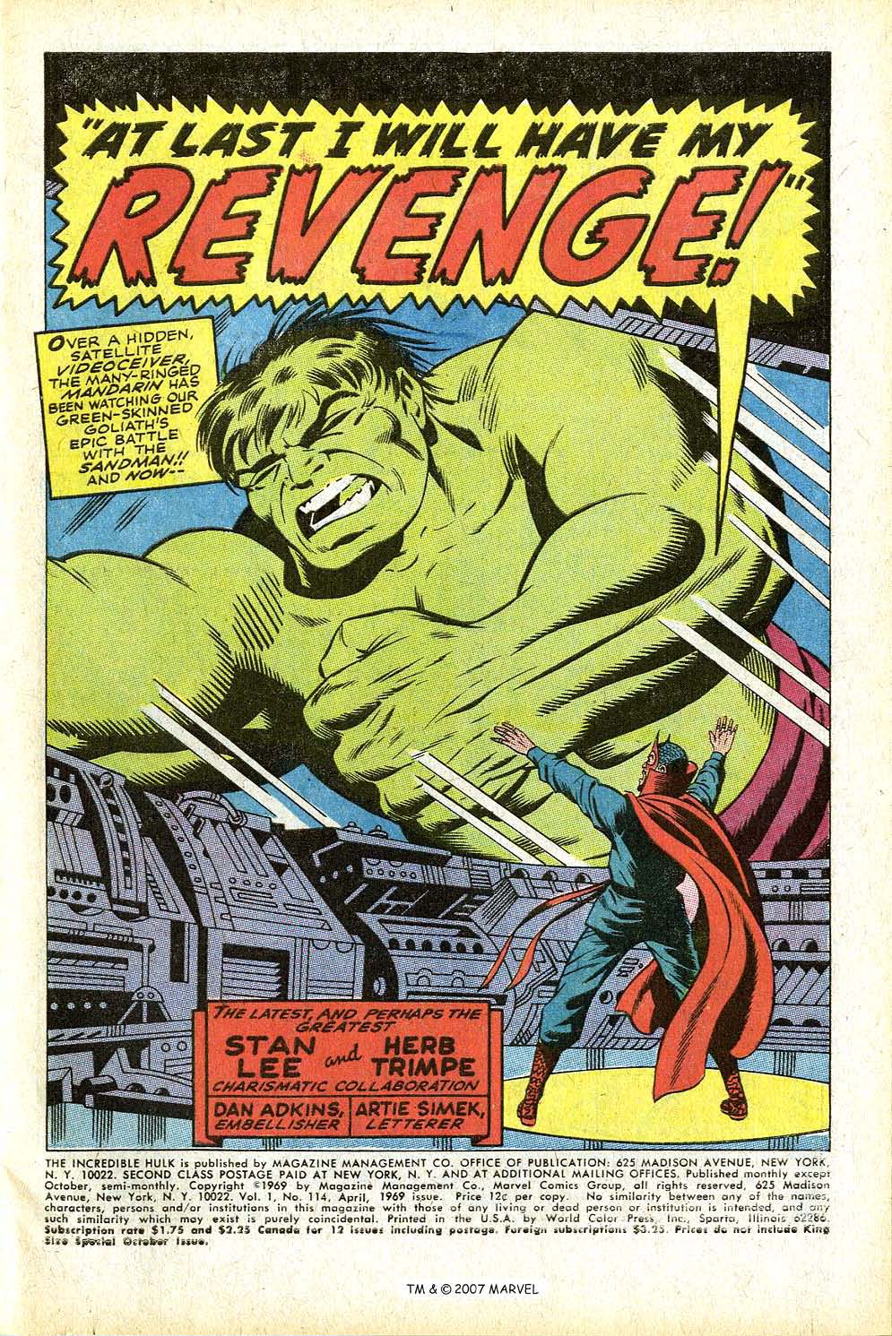 Read online The Incredible Hulk (1968) comic -  Issue #114 - 3