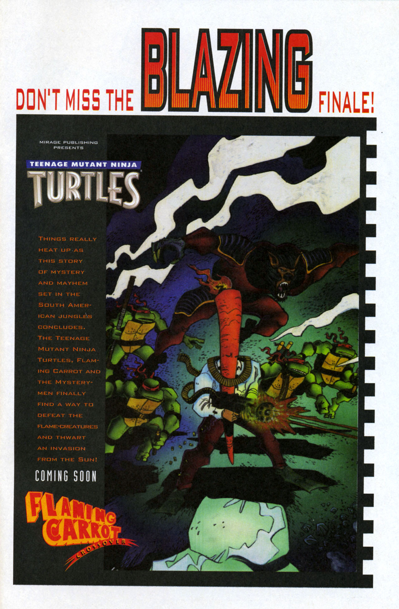 Read online Teenage Mutant Ninja Turtles/Flaming Carrot Crossover comic -  Issue #3 - 31