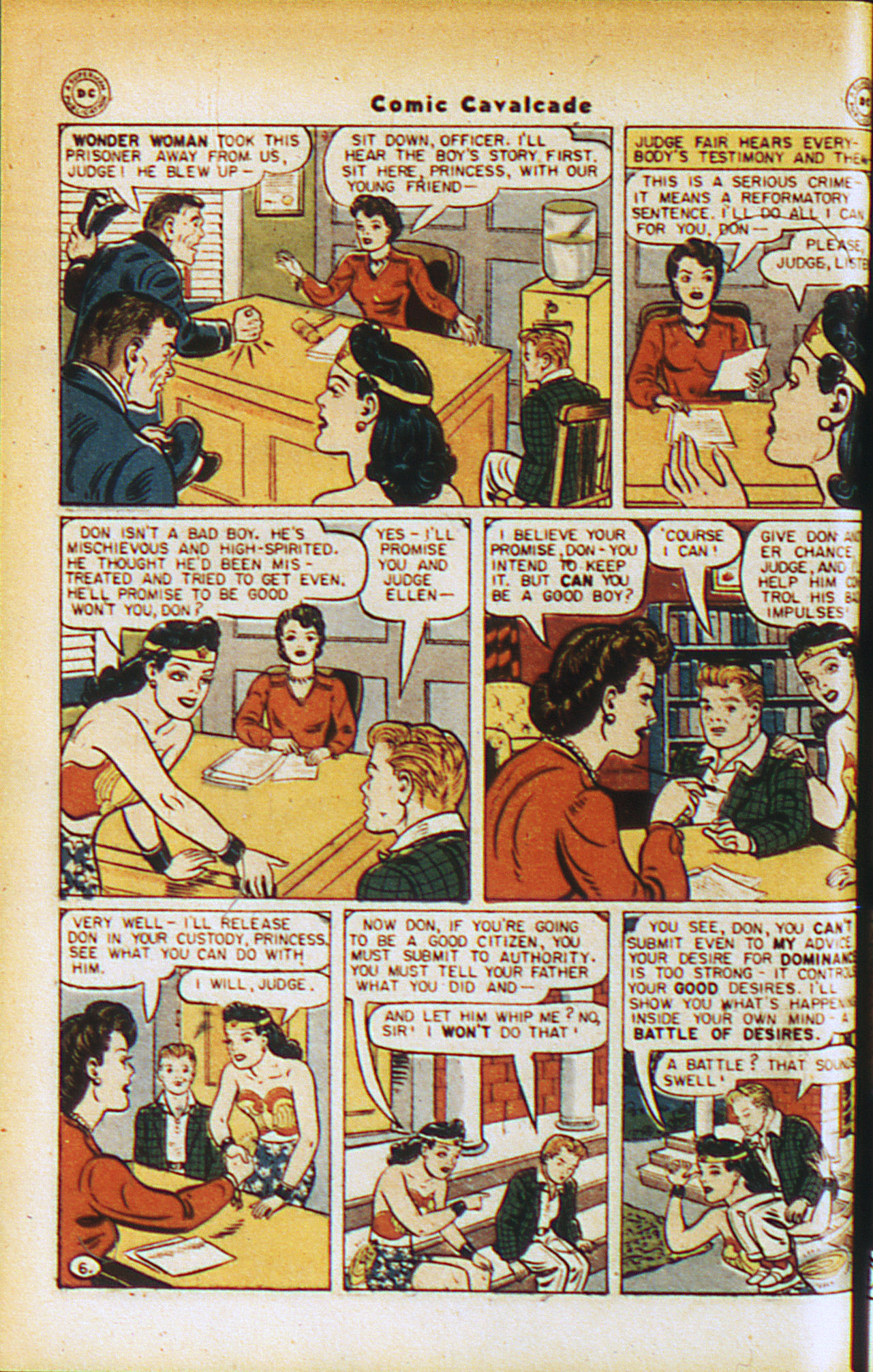 Read online Comic Cavalcade comic -  Issue #16 - 9