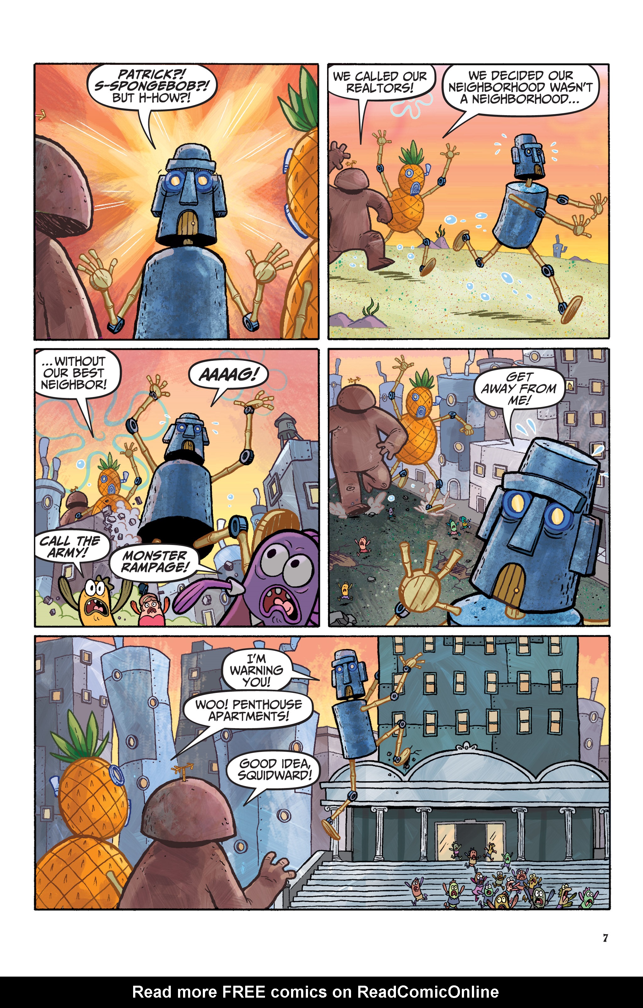 Read online Free Comic Book Day 2014 comic -  Issue # SpongeBob Freestyle Funnies 2014 - 9