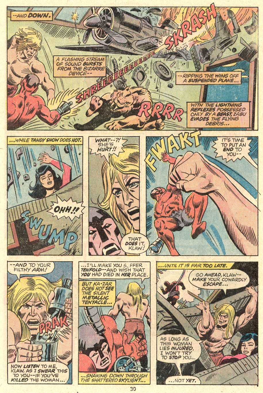 Read online Ka-Zar comic -  Issue #14 - 19