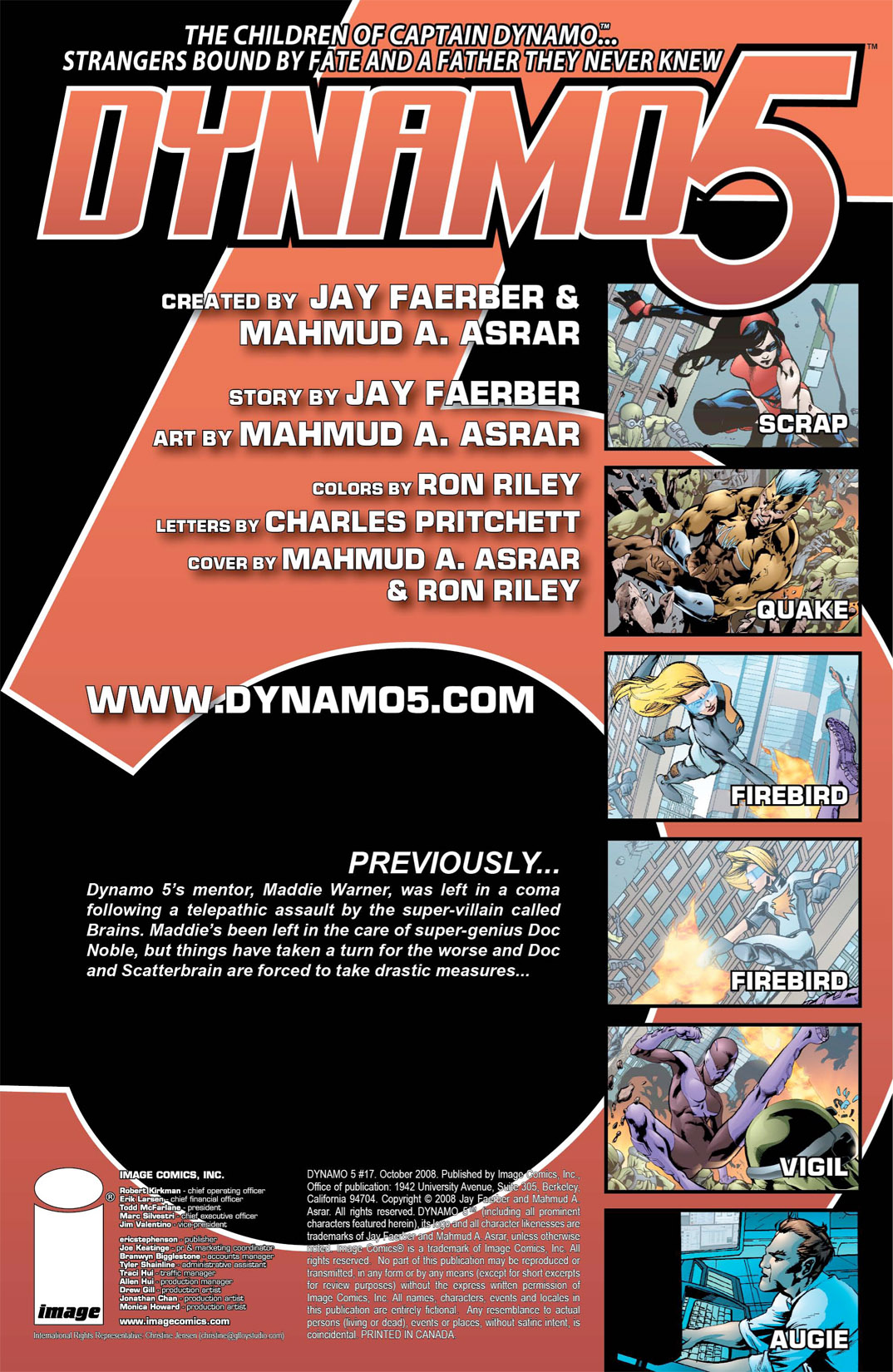 Read online Dynamo 5 comic -  Issue #17 - 2