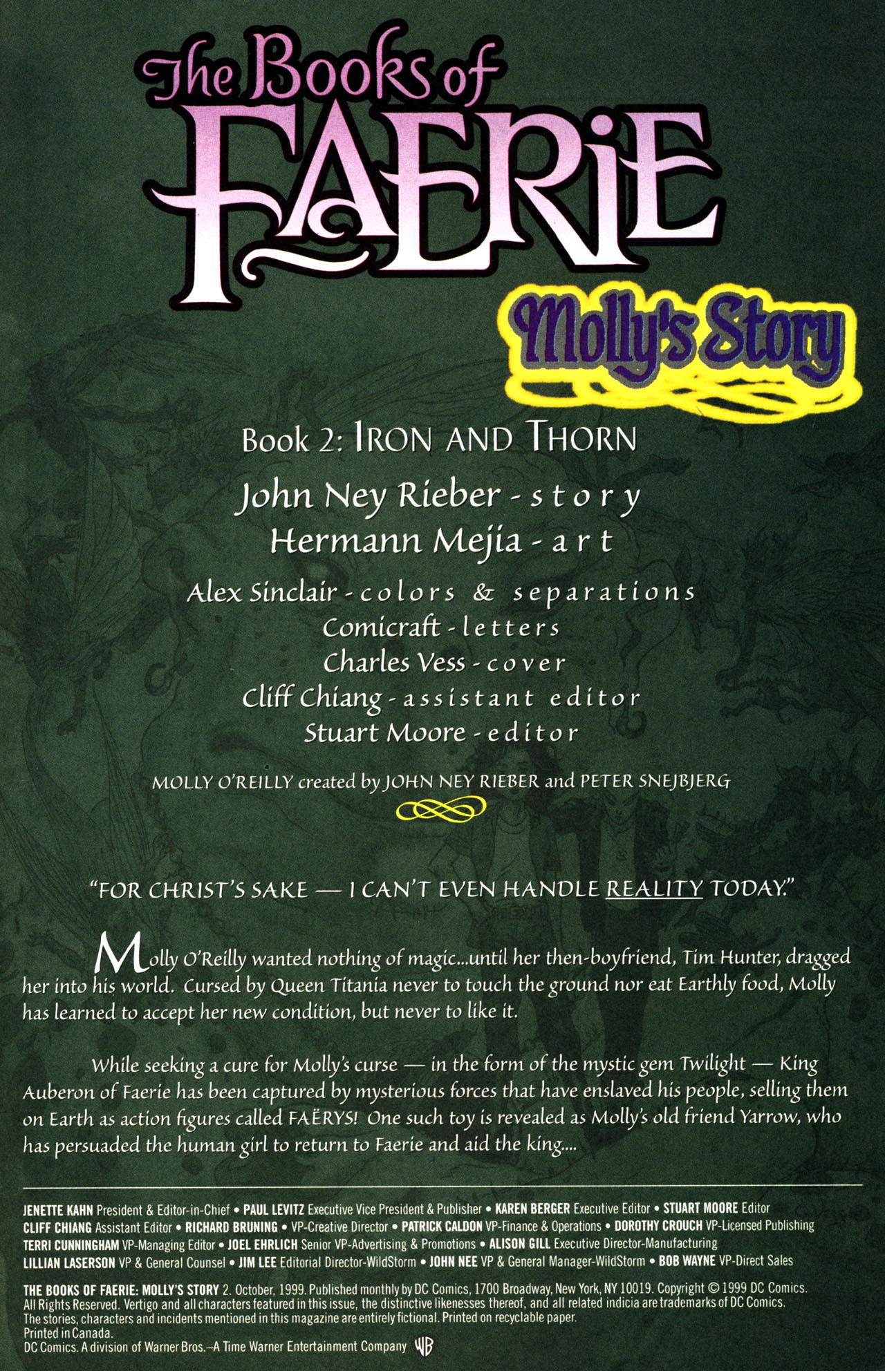 Read online The Books of Faerie: Molly's Story comic -  Issue #2 - 2