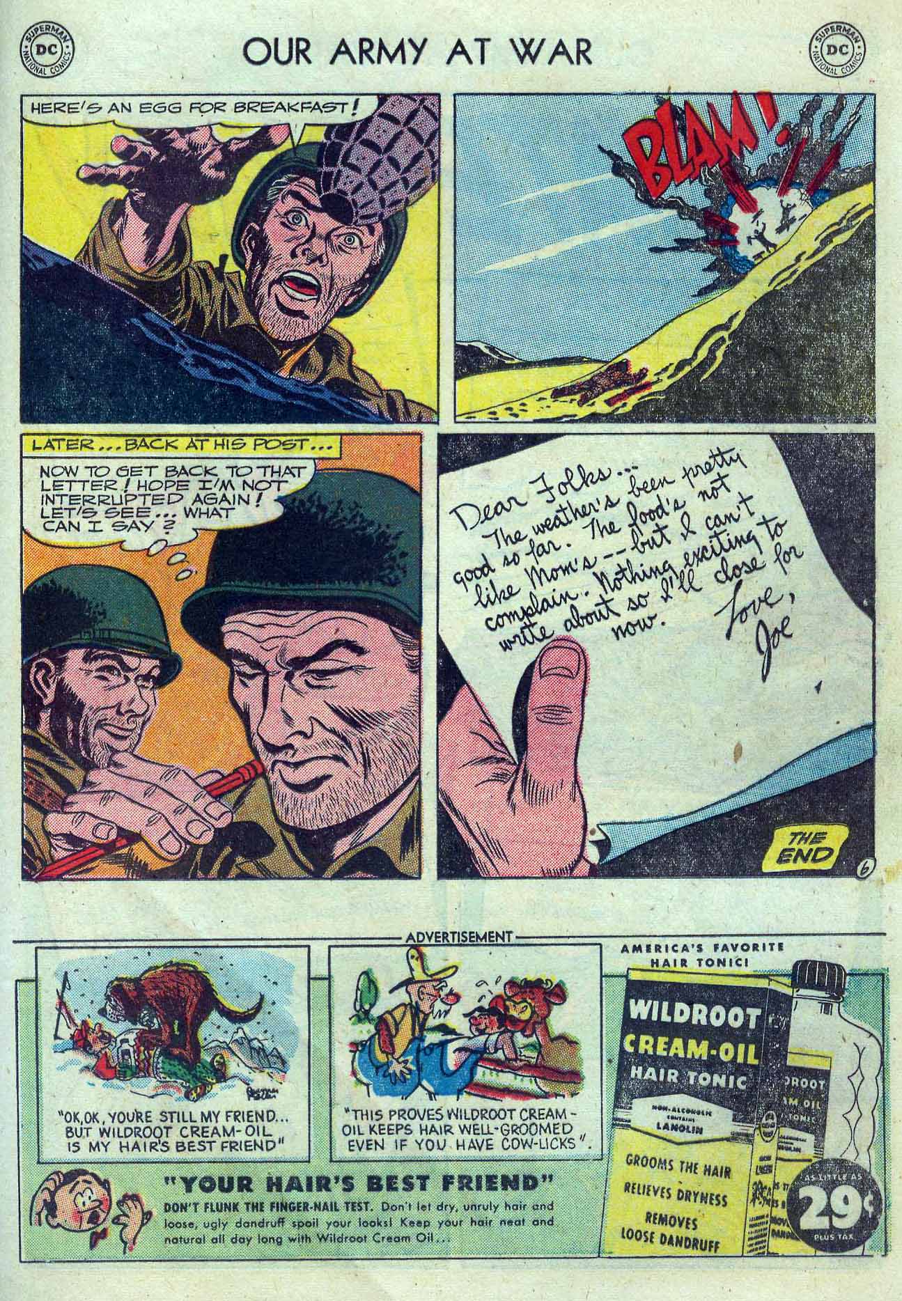 Read online Our Army at War (1952) comic -  Issue #2 - 25