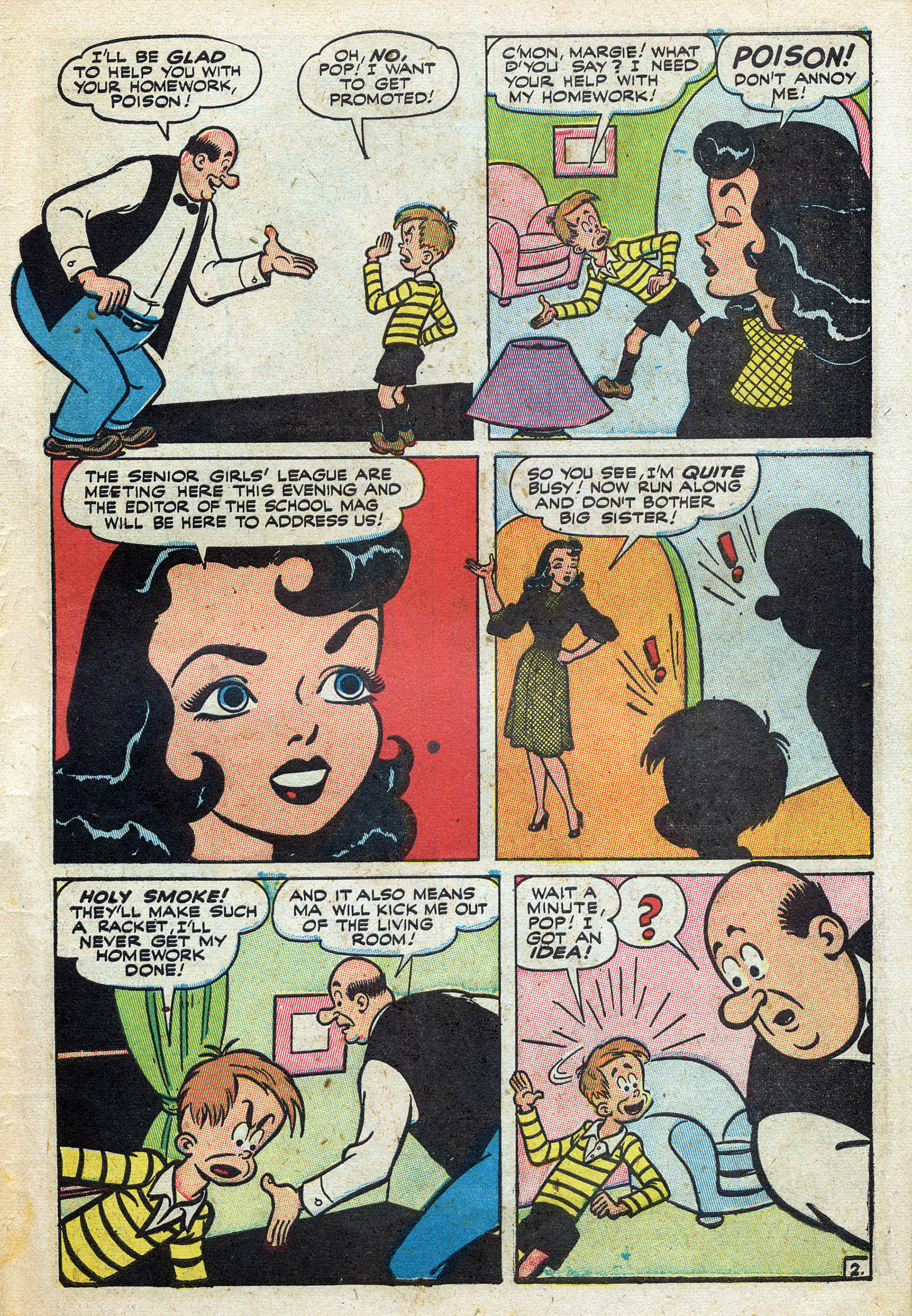 Read online Margie Comics comic -  Issue #36 - 43