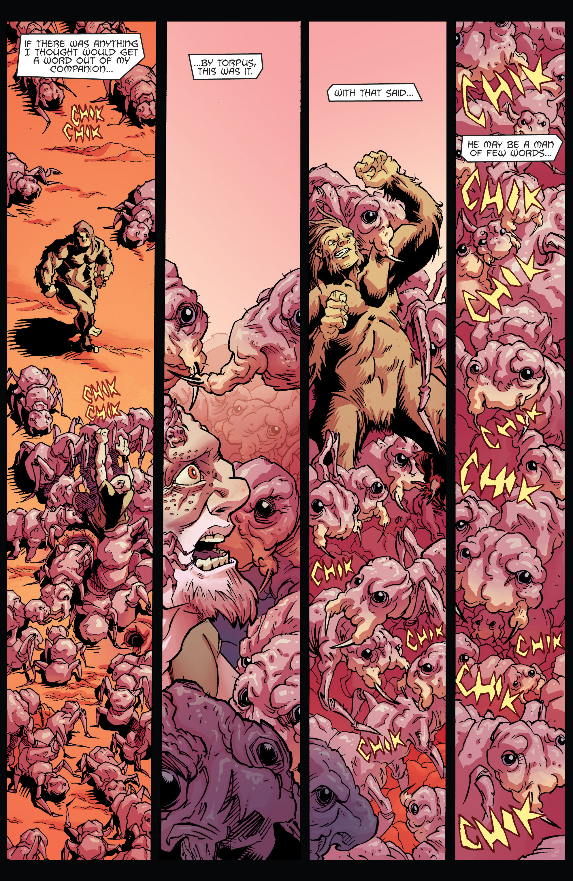 Read online Bigfoot: Sword of the Earthman (2015) comic -  Issue #1 - 19