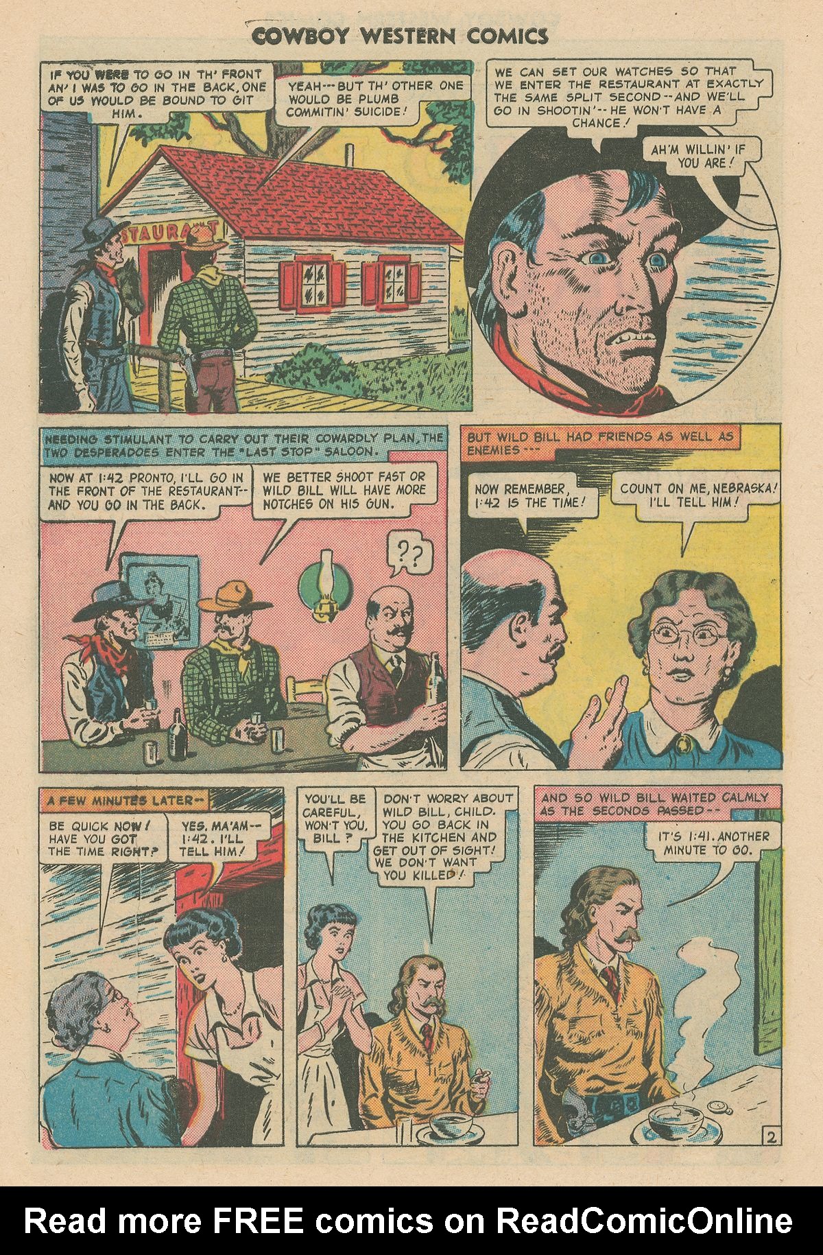 Read online Cowboy Western Comics (1948) comic -  Issue #31 - 32