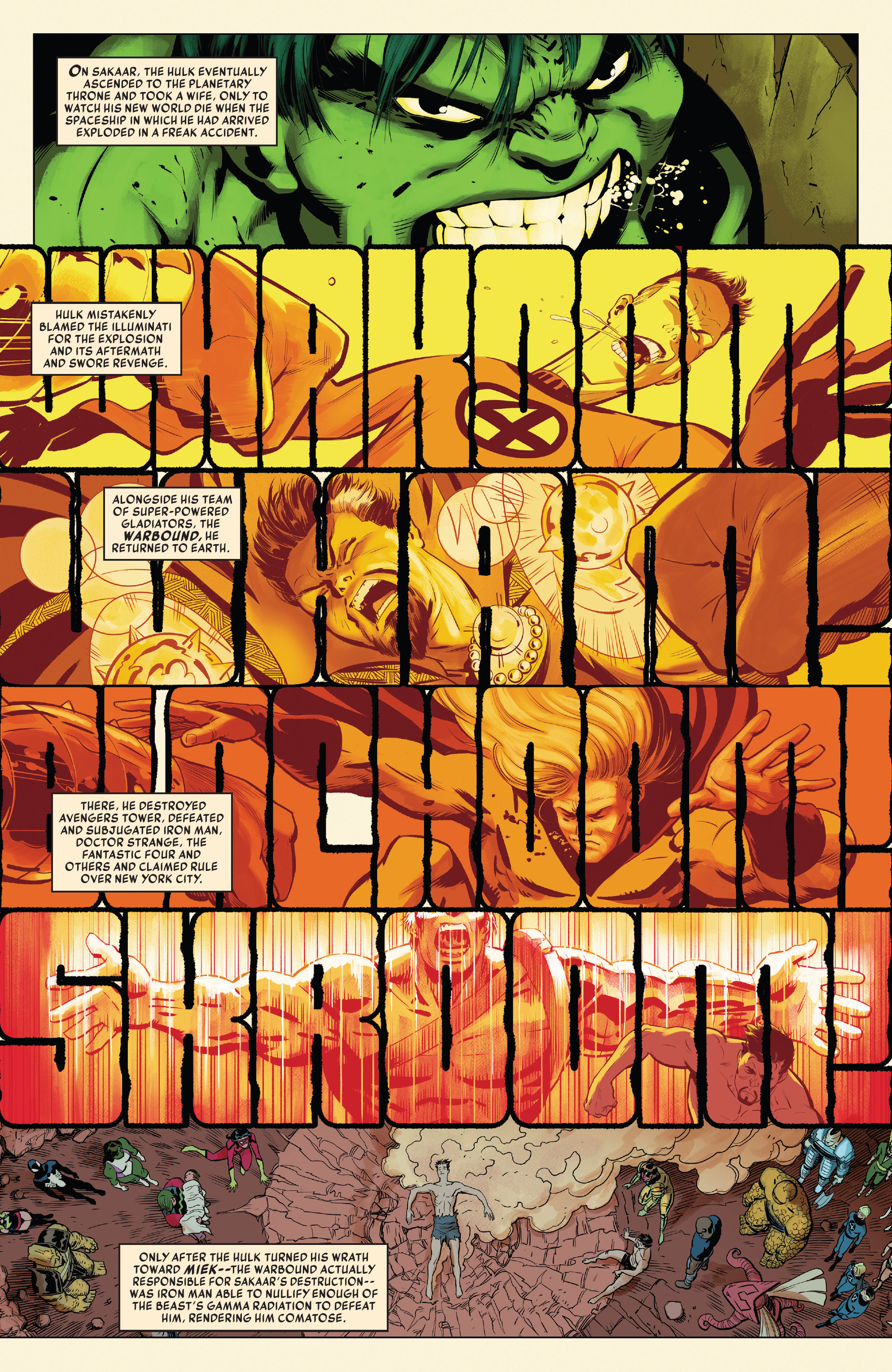 Read online History of the Marvel Universe (2019) comic -  Issue #5 - 12