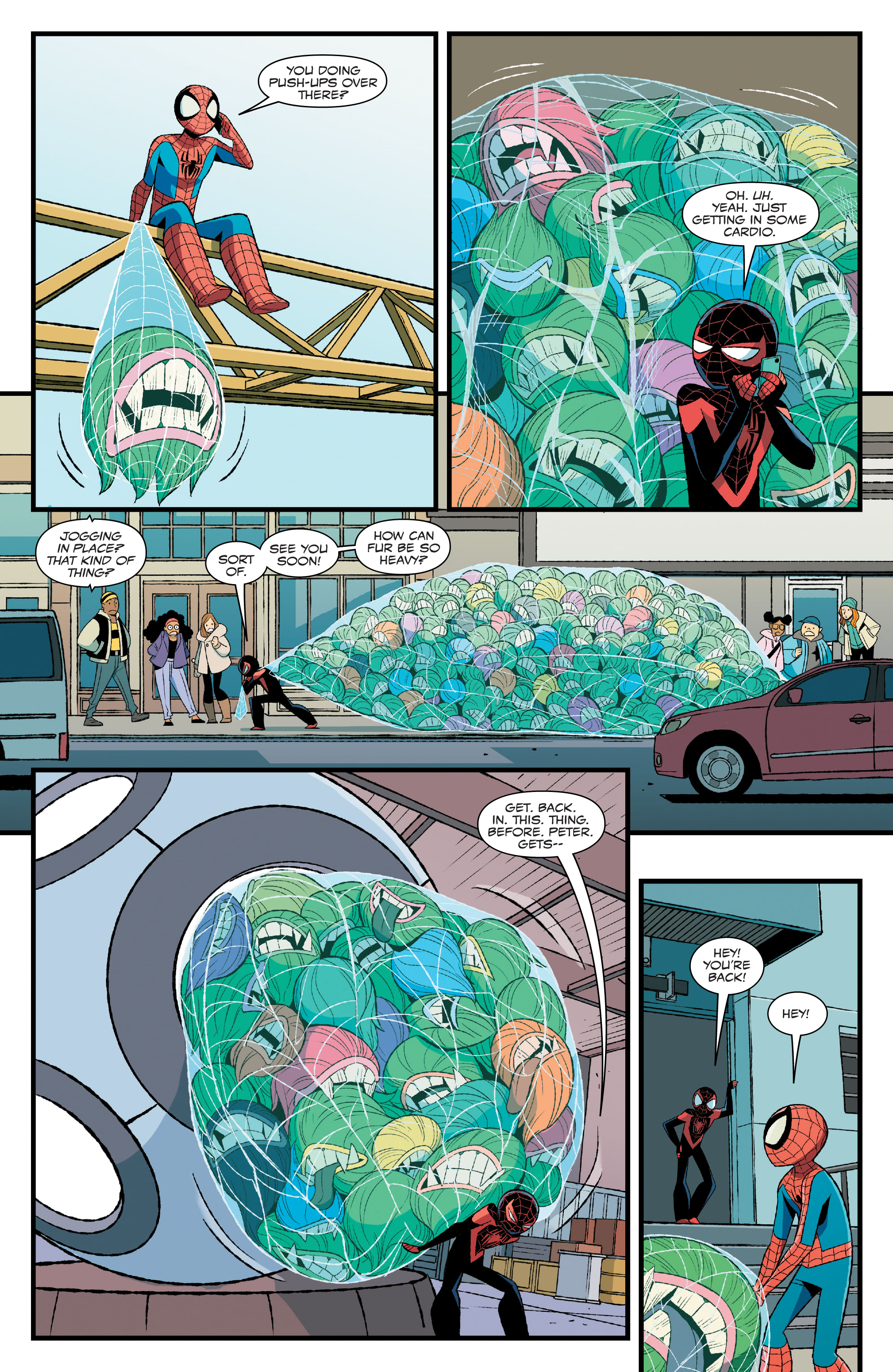 Read online Peter Parker And Miles Morales Spider-Men Double Trouble comic -  Issue #1 - 19