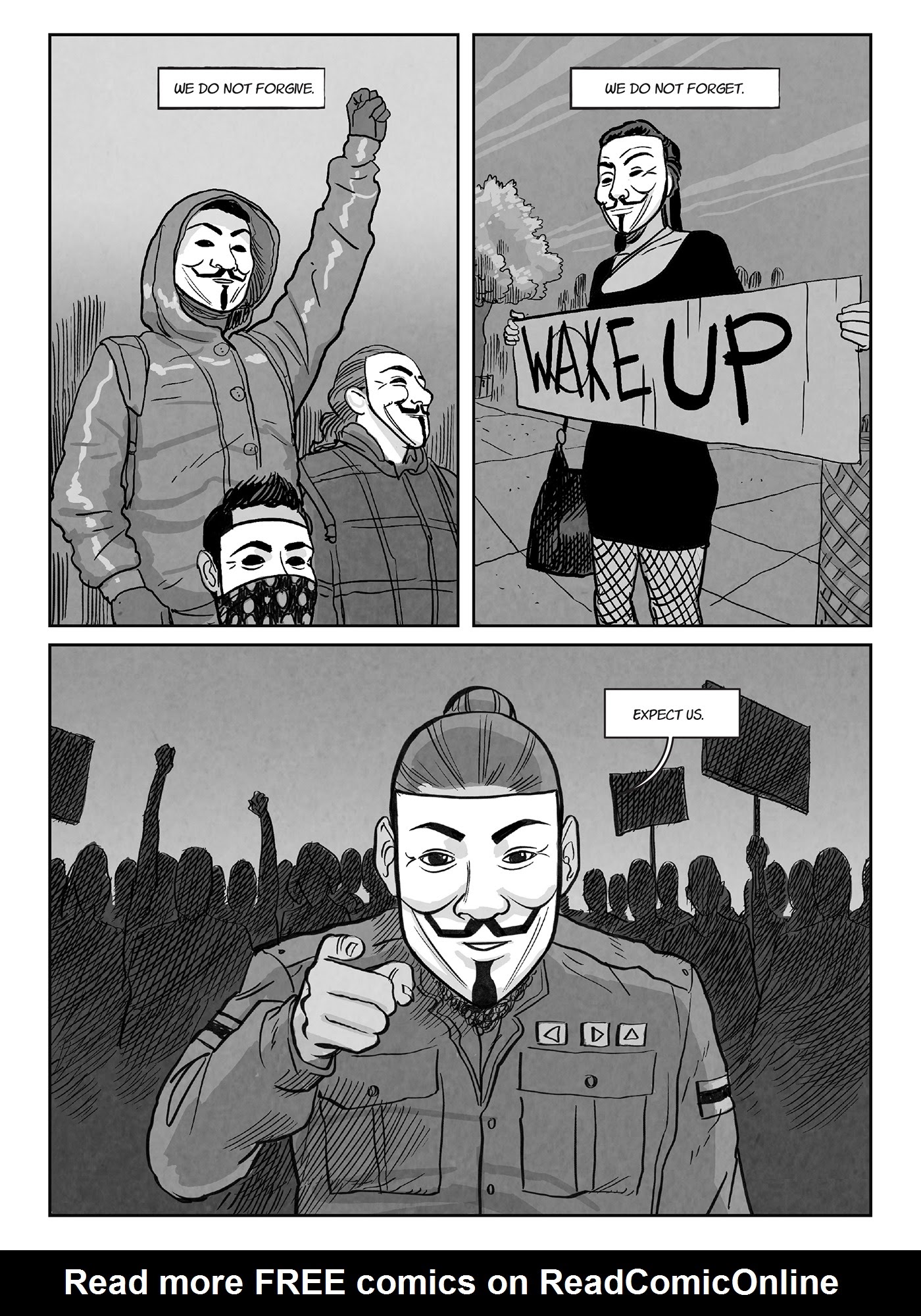 Read online A for Anonymous: How a Mysterious Hacker Collective Transformed the World comic -  Issue # TPB - 117