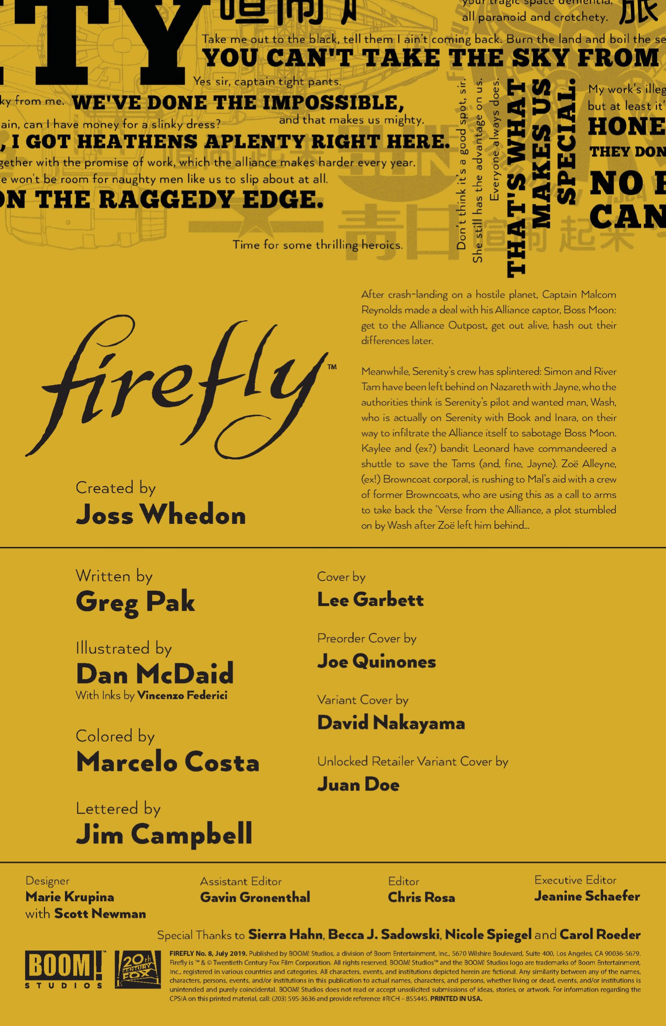 Read online Firefly comic -  Issue #8 - 2