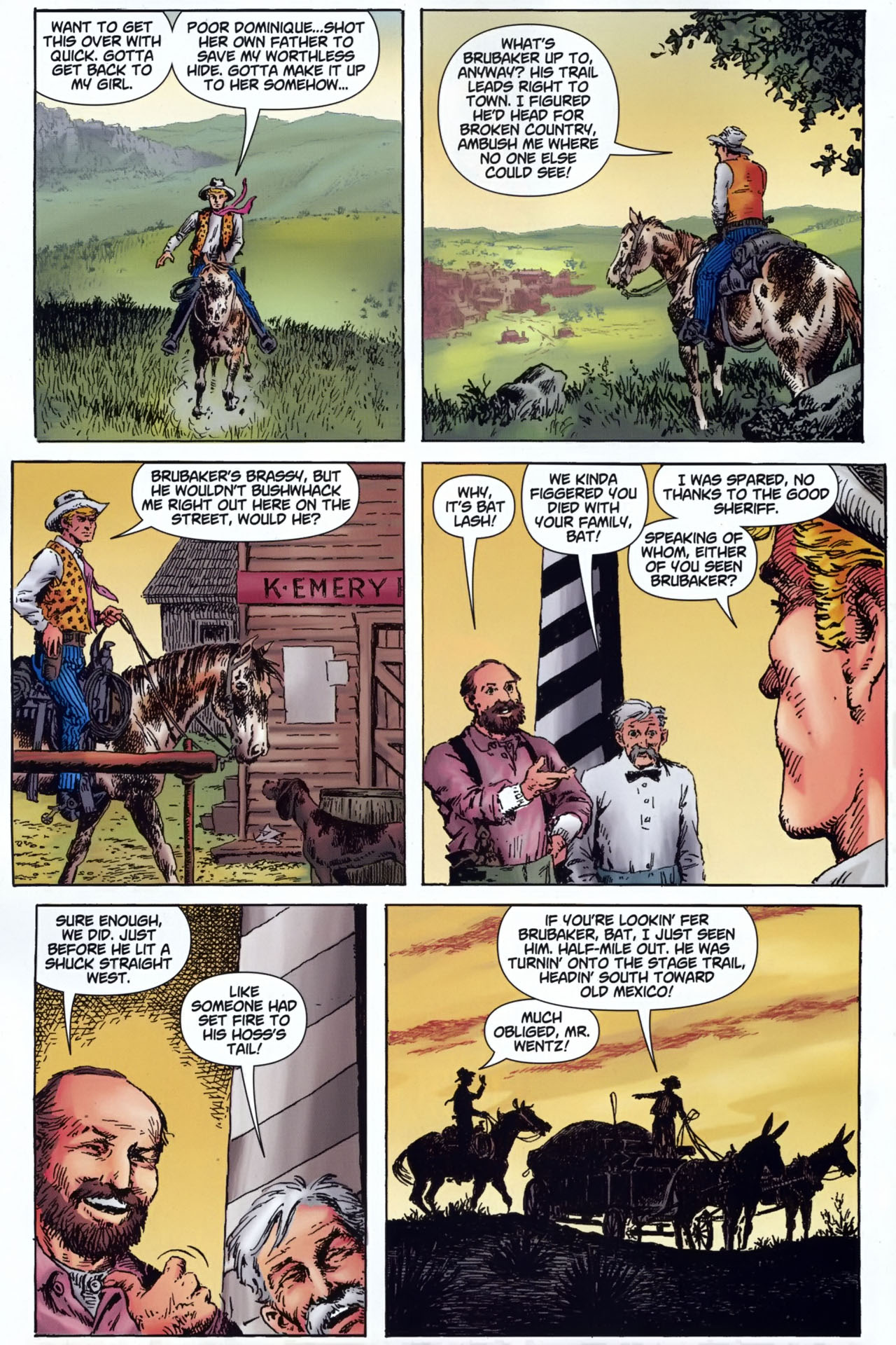 Read online Bat Lash comic -  Issue #6 - 6