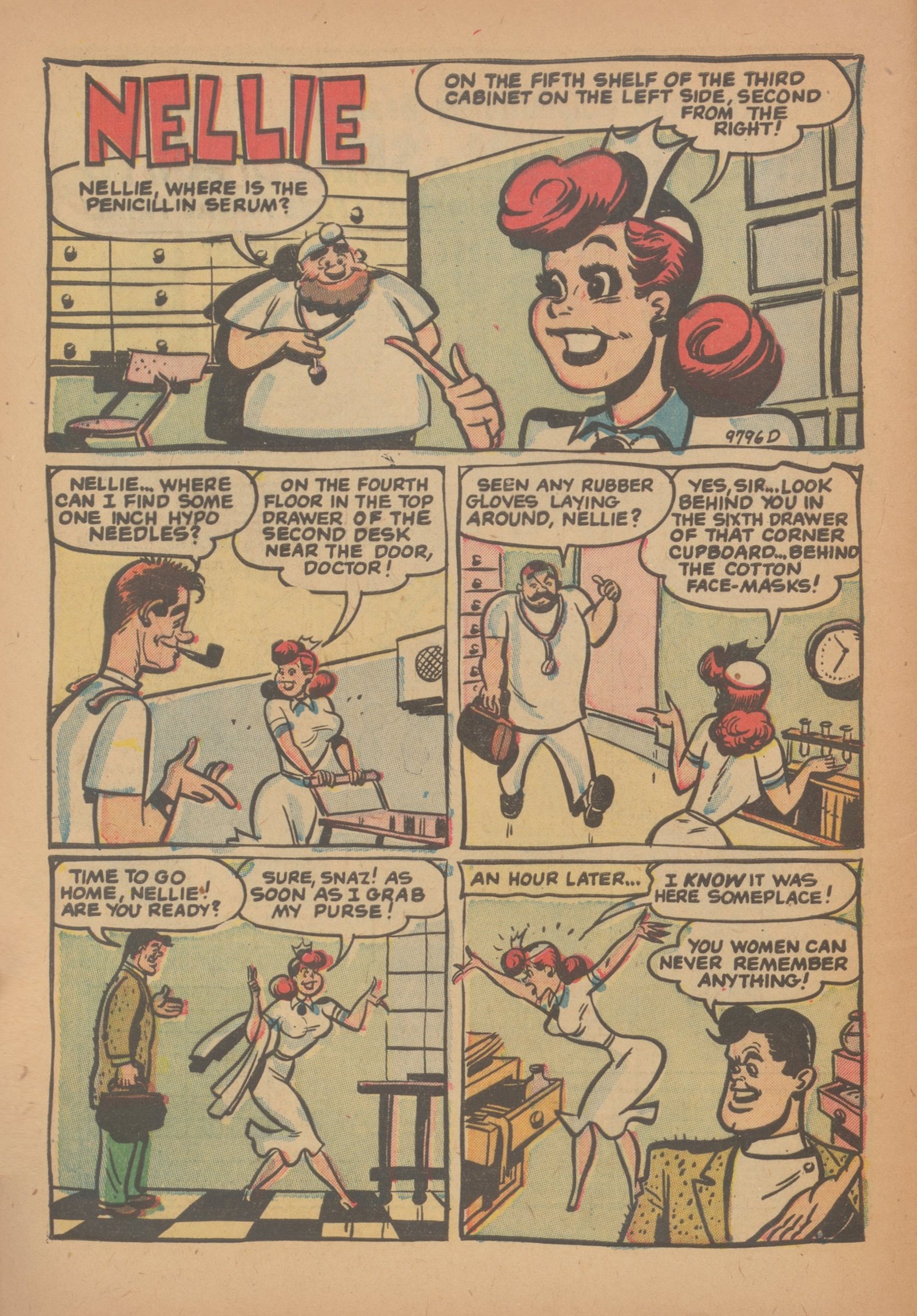Read online Nellie The Nurse (1945) comic -  Issue #34 - 28