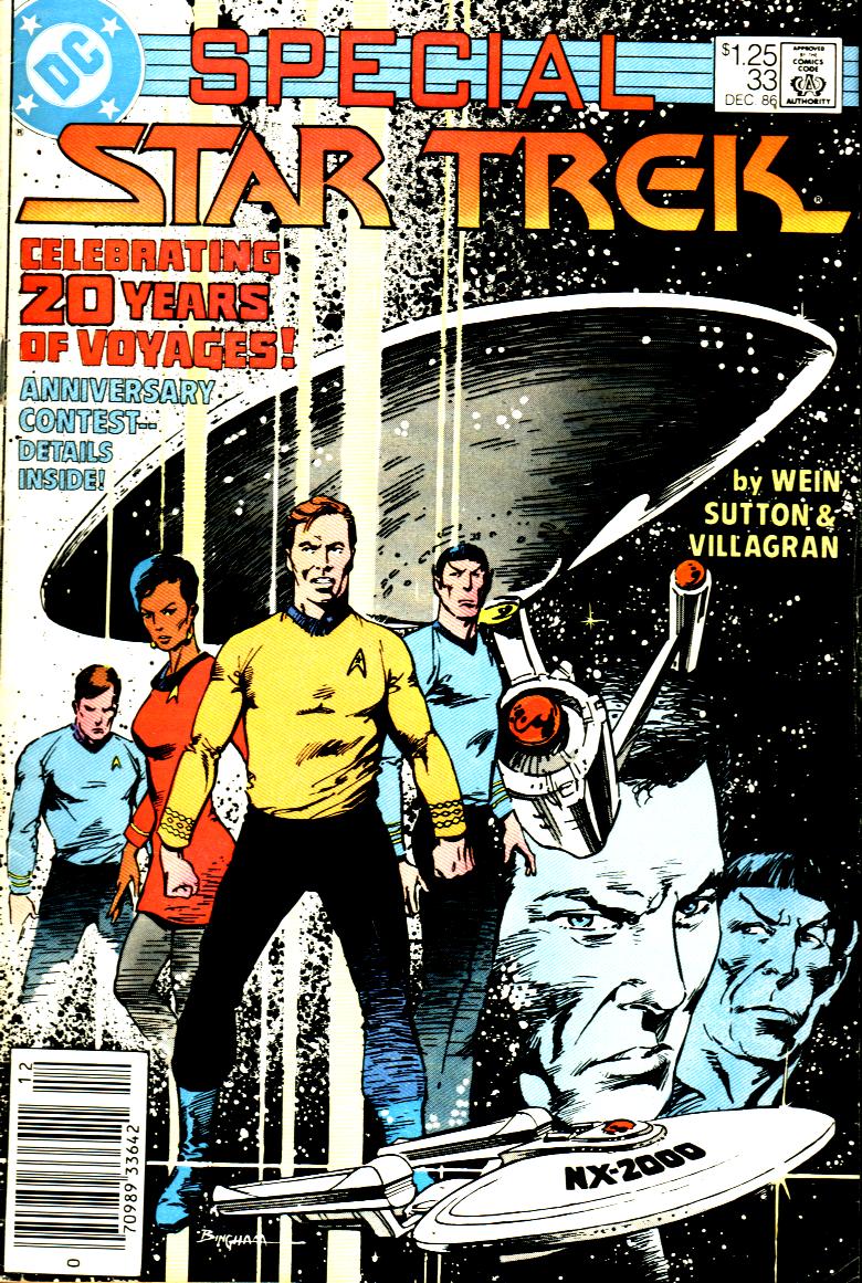 Read online Star Trek (1984) comic -  Issue #33 - 1