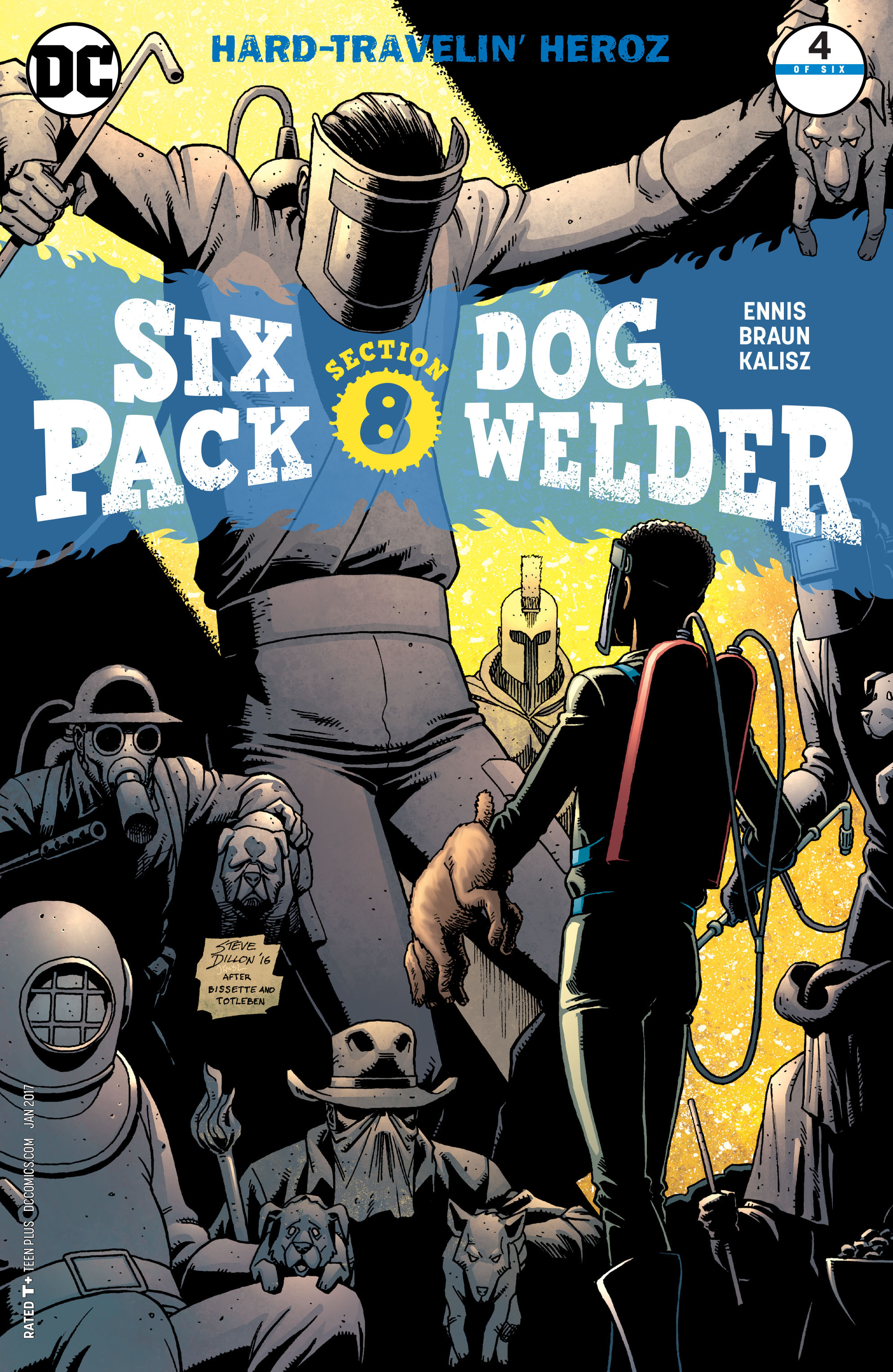 Read online Sixpack and Dogwelder: Hard Travelin' Heroz comic -  Issue #4 - 1