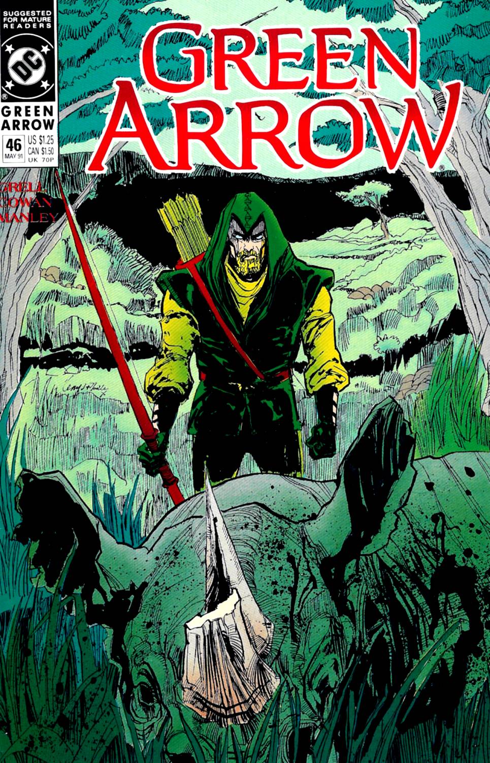 Read online Green Arrow (1988) comic -  Issue #46 - 1