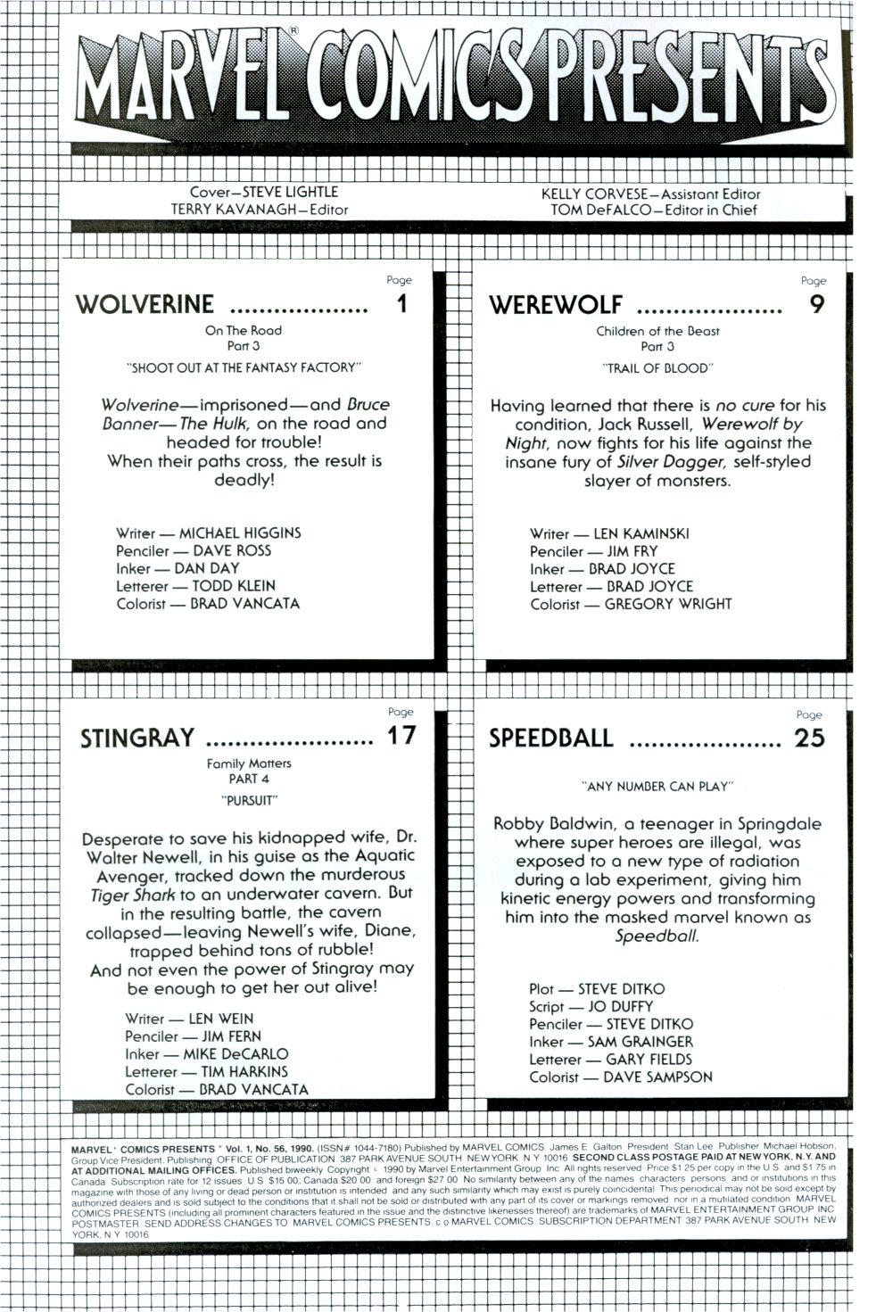 Read online Marvel Comics Presents (1988) comic -  Issue #56 - 2