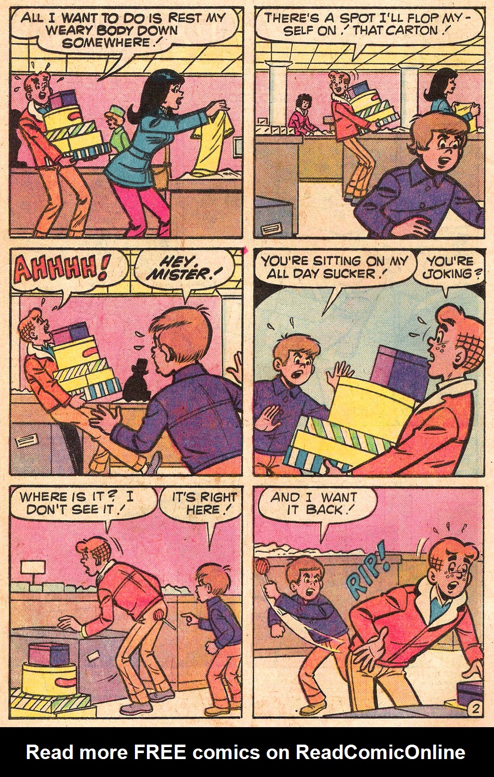 Read online Archie's TV Laugh-Out comic -  Issue #55 - 4