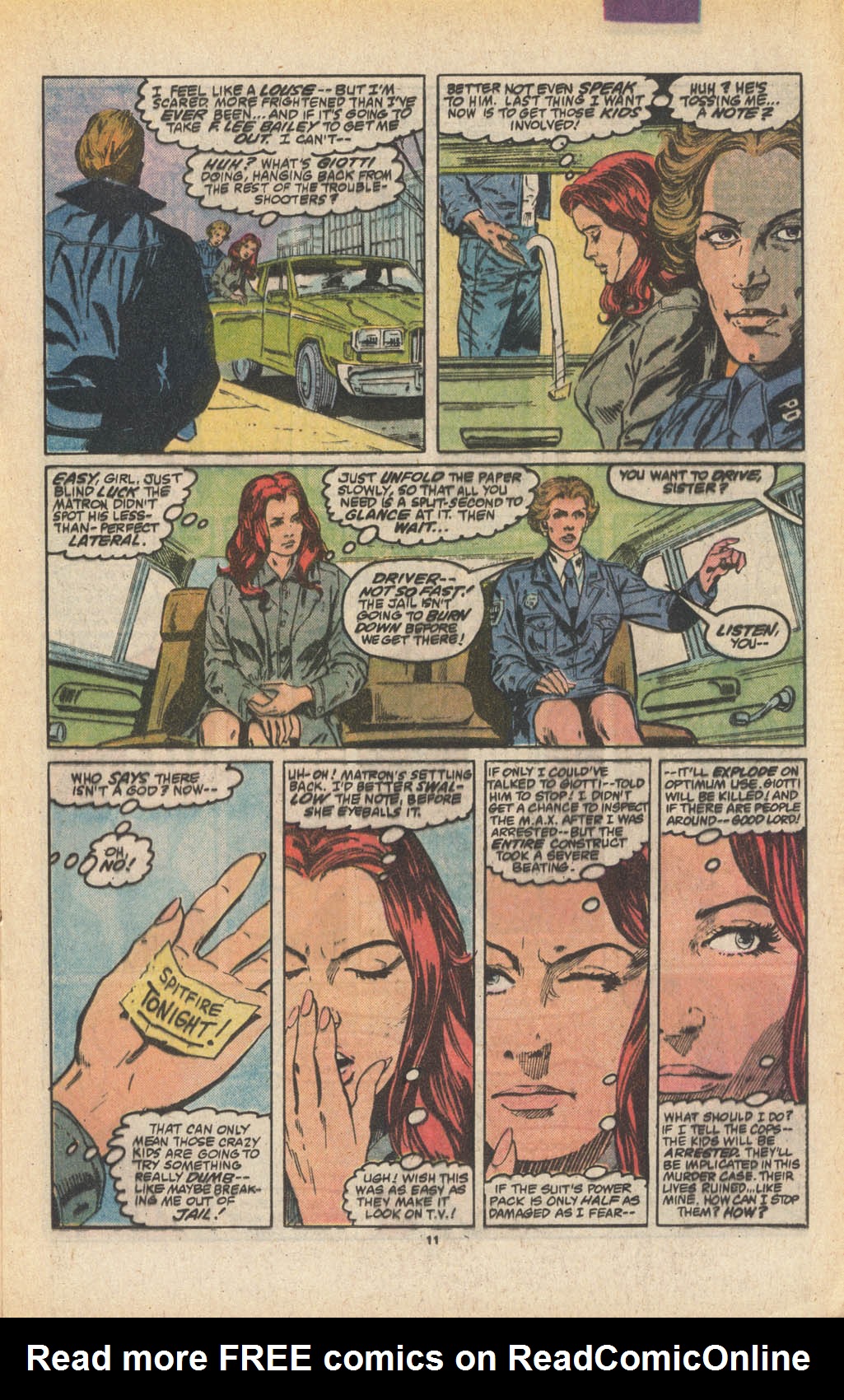 Read online Spitfire and the Troubleshooters comic -  Issue #5 - 12