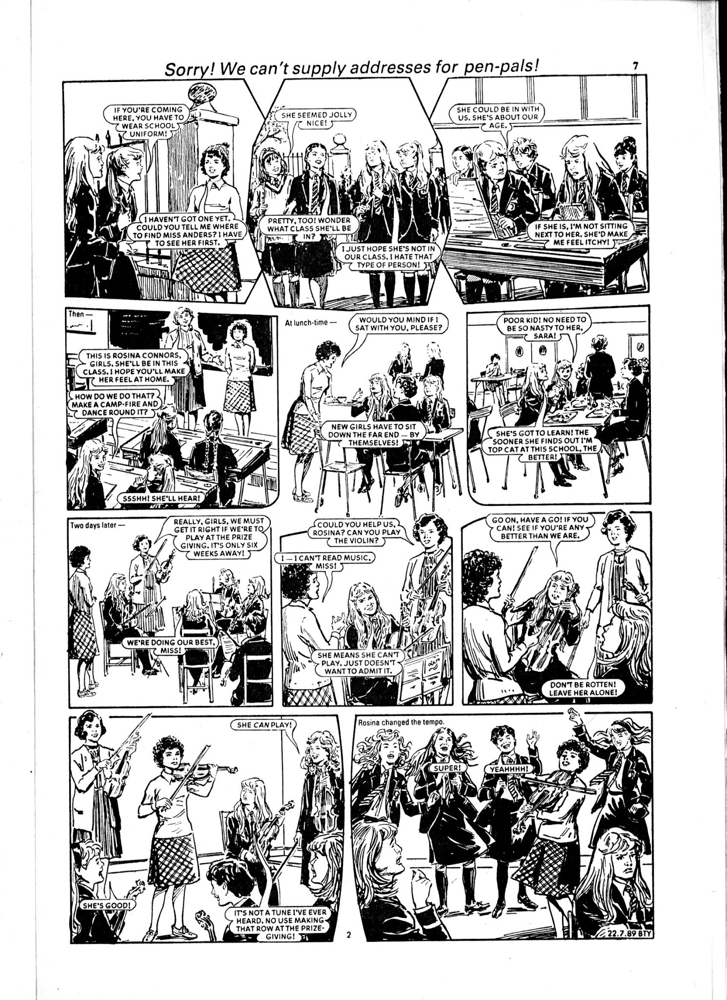 Read online Bunty comic -  Issue #1645 - 7