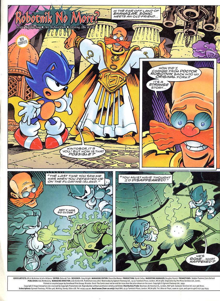 Read online Sonic the Comic comic -  Issue #150 - 2