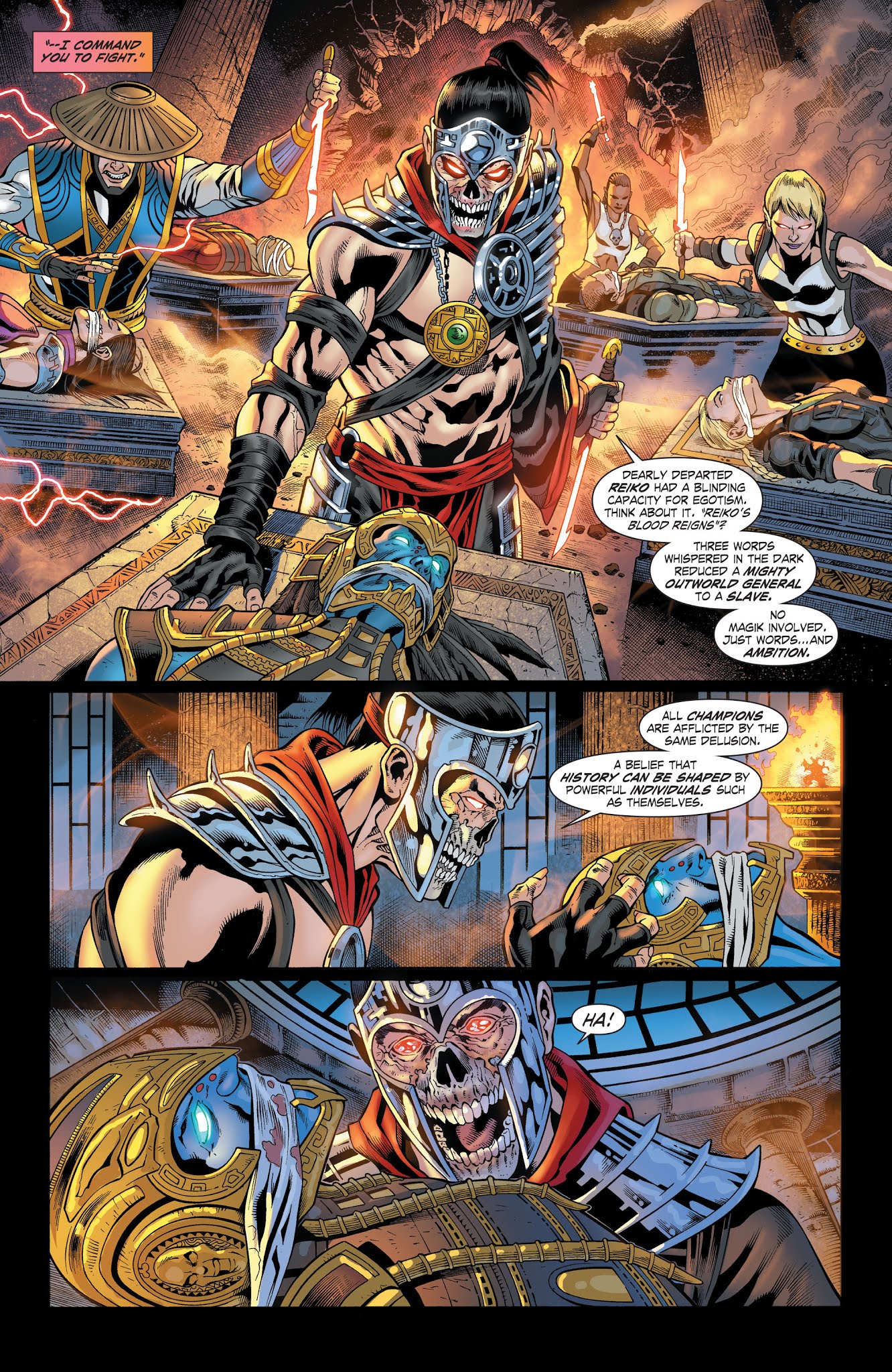 Read online Mortal Kombat X [I] comic -  Issue # _TPB 3 - 62