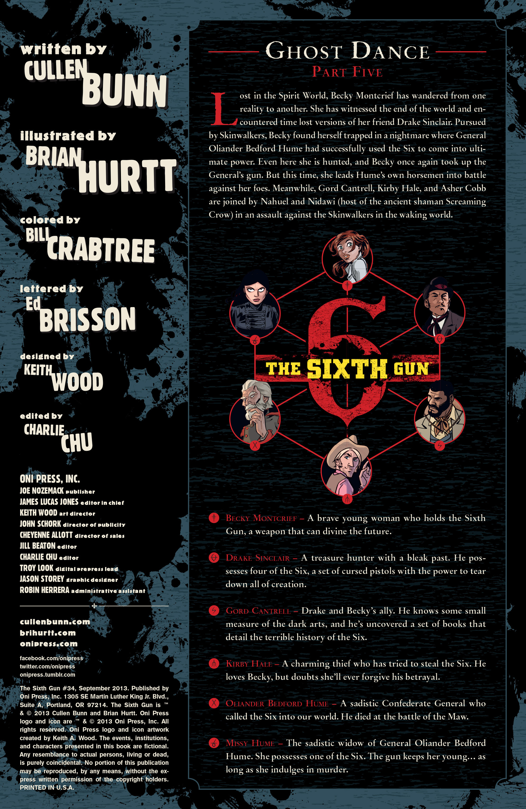 Read online The Sixth Gun comic -  Issue #34 - 2
