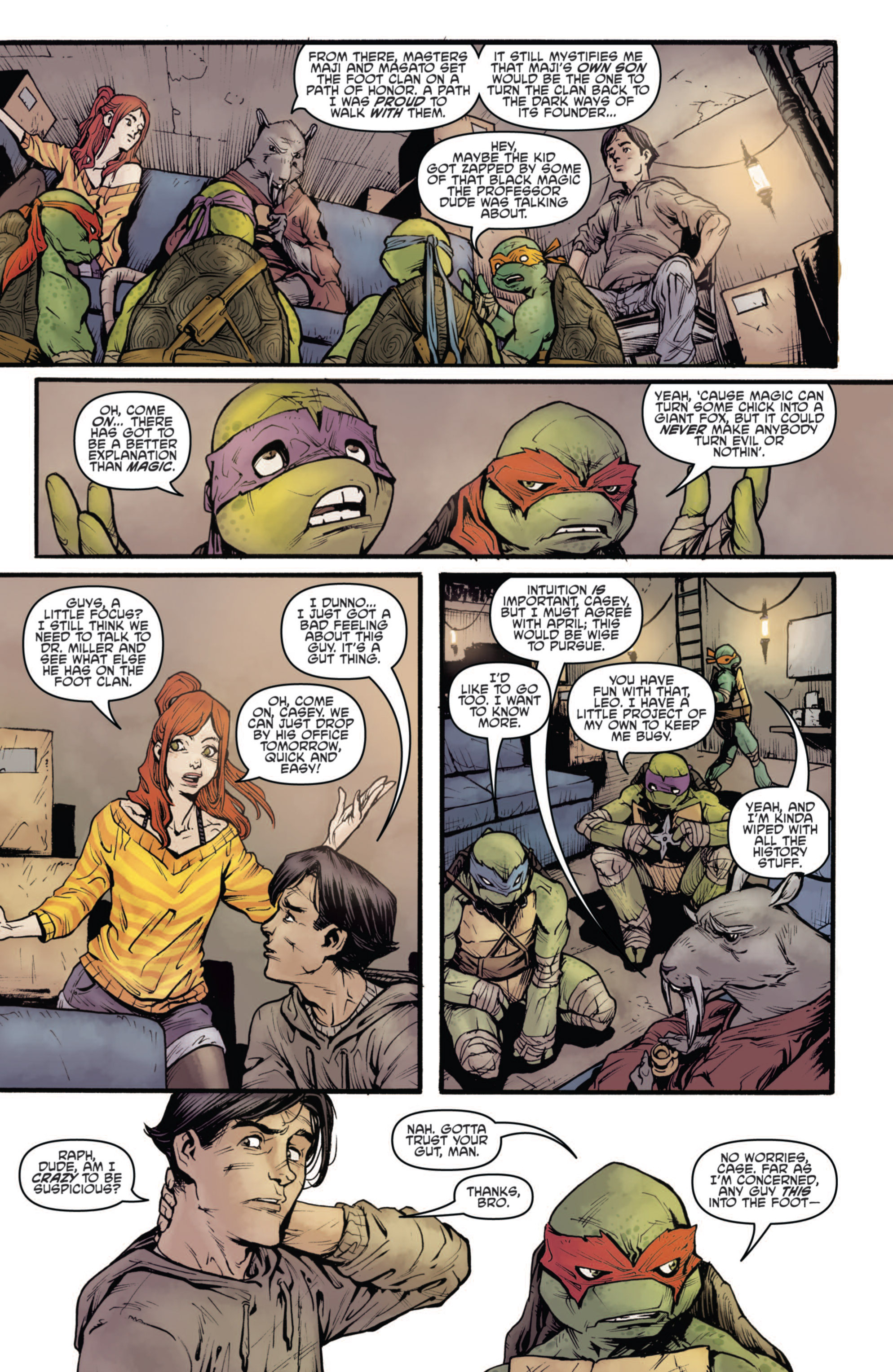 Read online Teenage Mutant Ninja Turtles: The Secret History of the Foot Clan comic -  Issue #1 - 20