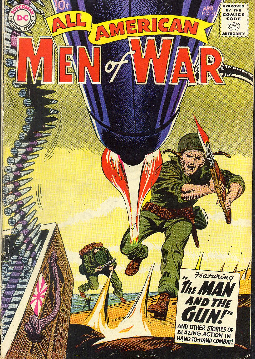 Read online All-American Men of War comic -  Issue #68 - 1