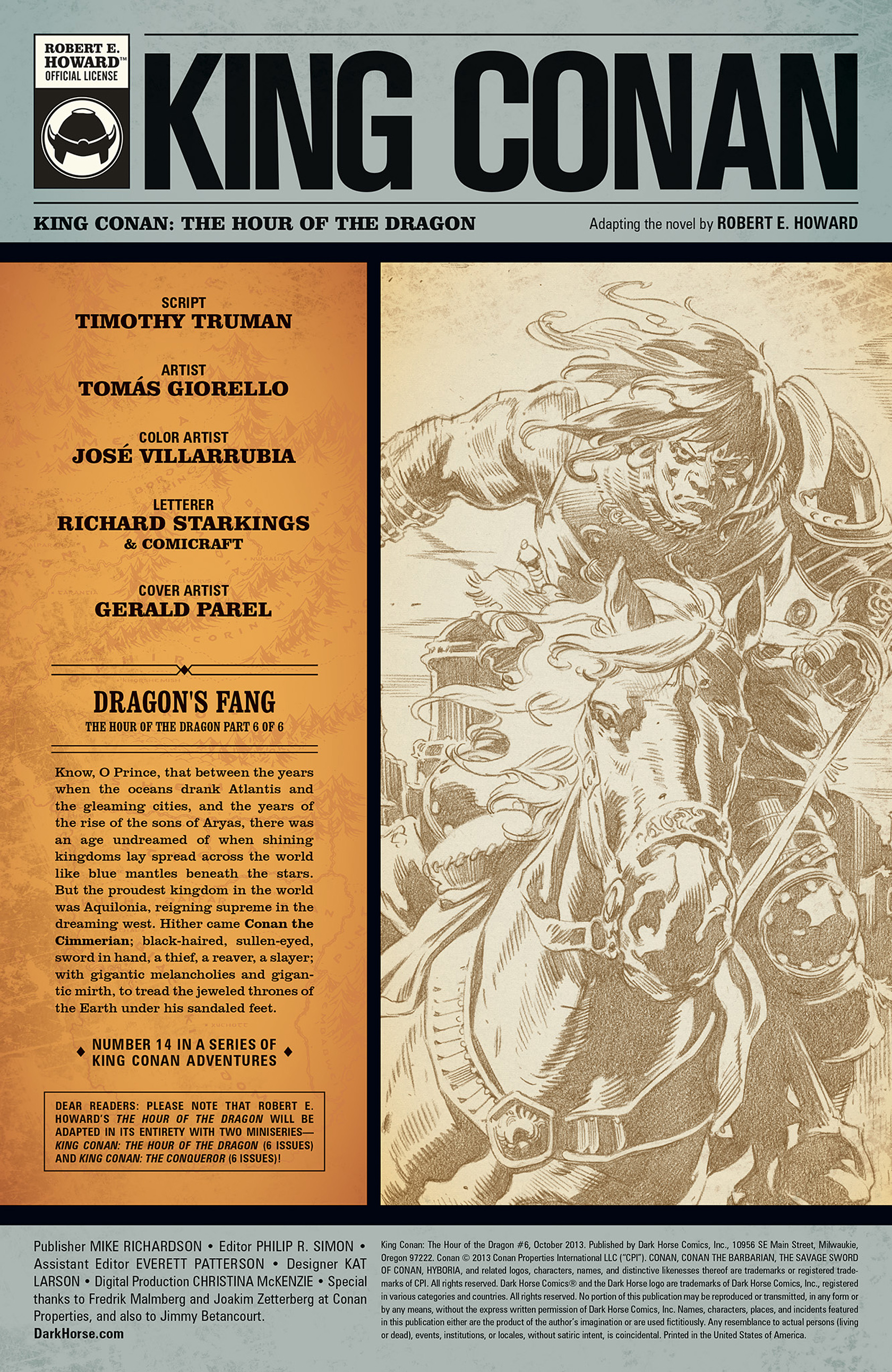 Read online King Conan: The Hour of the Dragon comic -  Issue #6 - 2