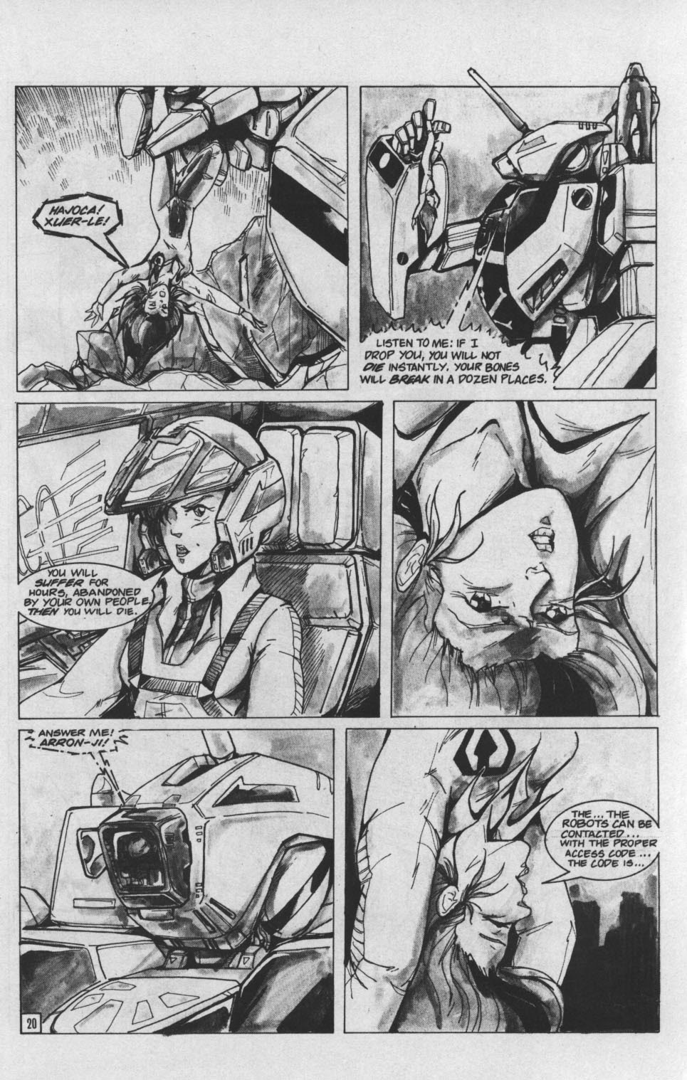 Read online Robotech II: The Sentinels - The Malcontent Uprisings comic -  Issue #11 - 21