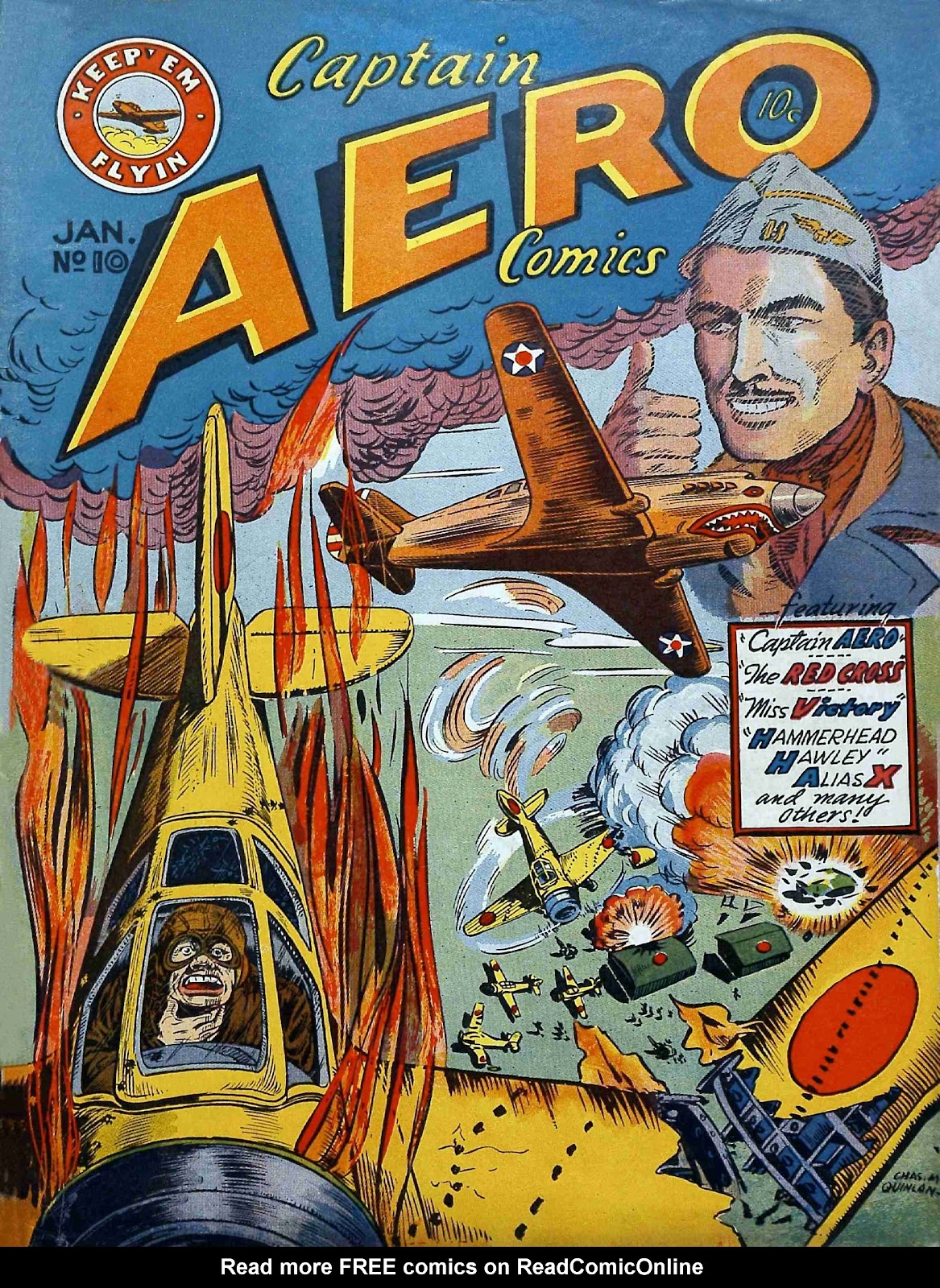 Captain Aero Comics issue 10 - Page 2