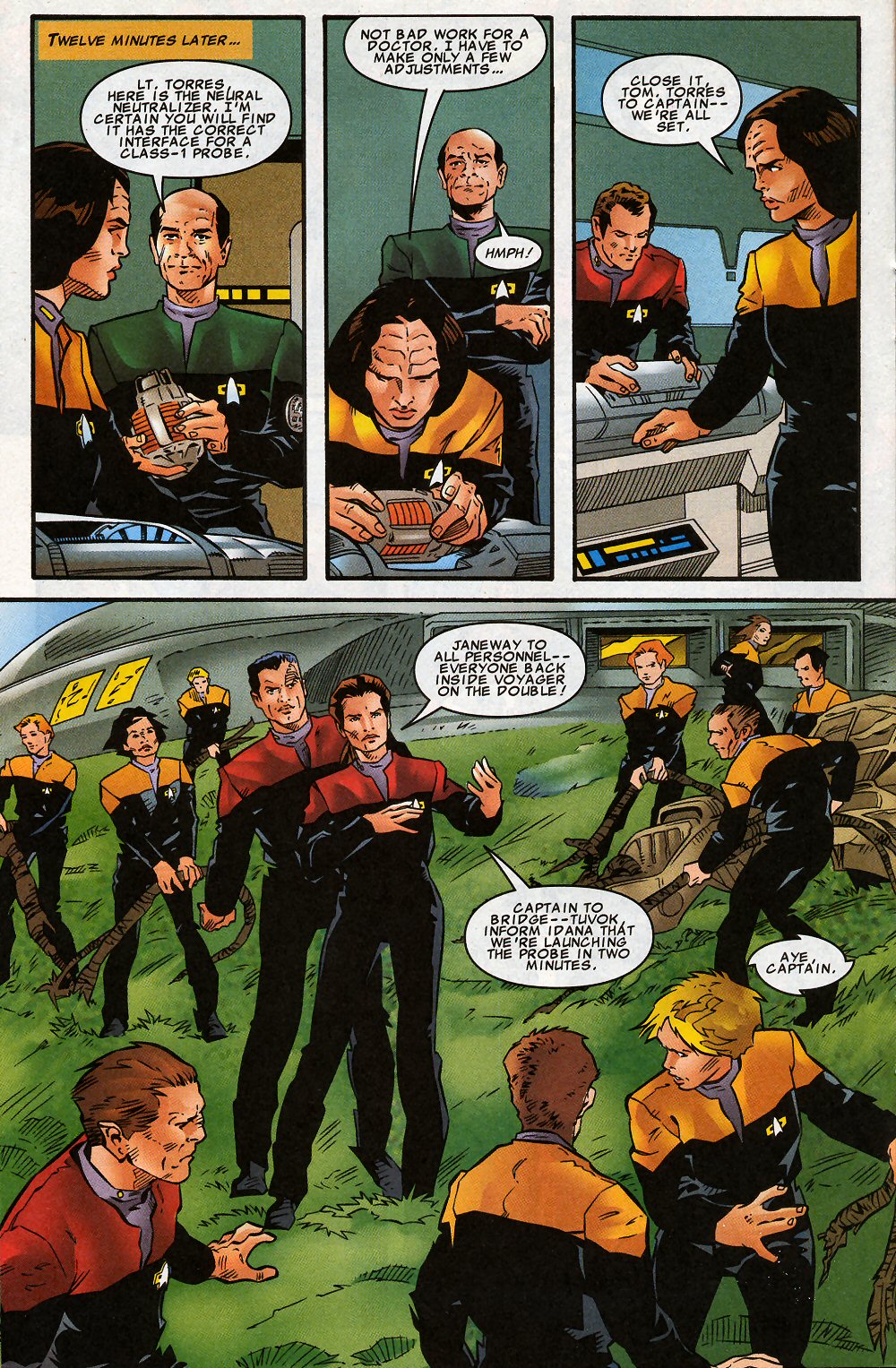 Read online Star Trek: Voyager comic -  Issue #12 - 12